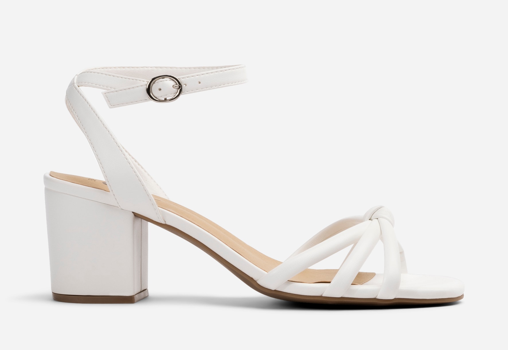 CLOU, Sandaletter med remmar Vita