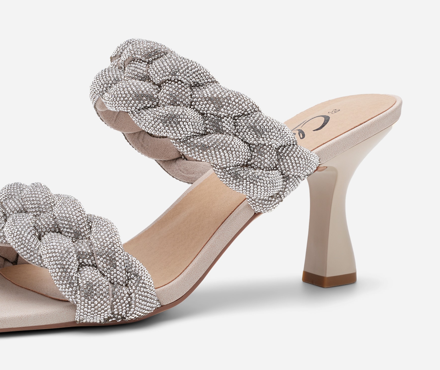 CLOU, Sandaletter Metallfärgade