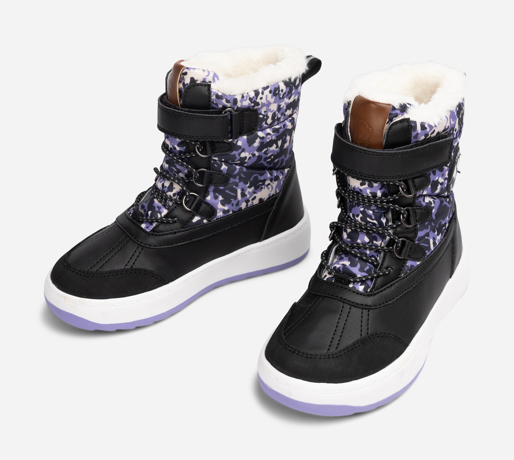 LEJON, Varmfodrade kängor waterproof Flerfärgade