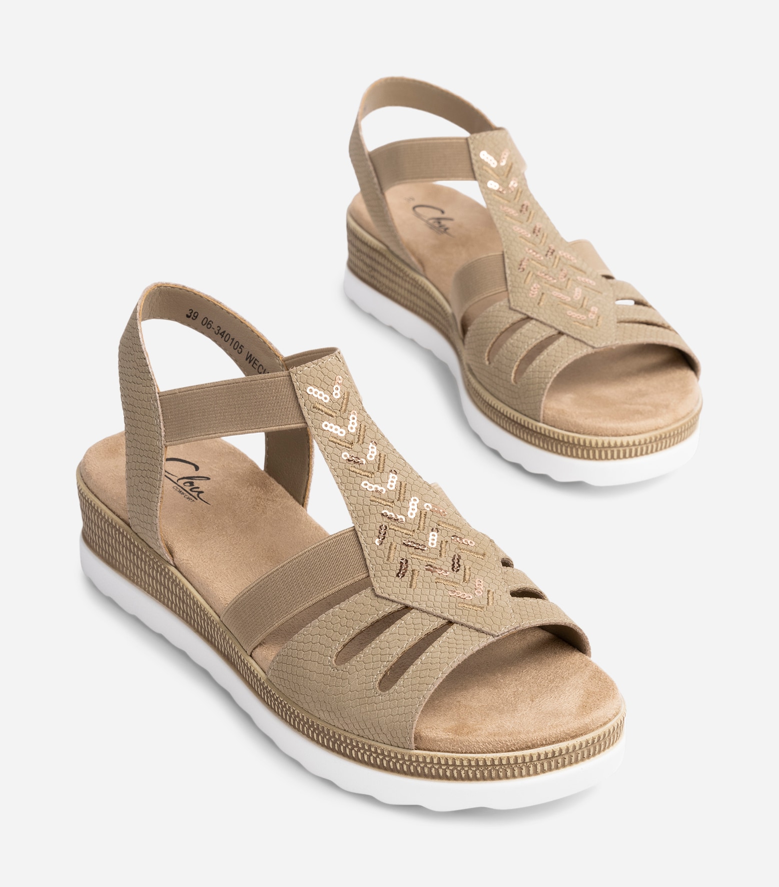 CLOU COMFORT, Sandaler Beigea