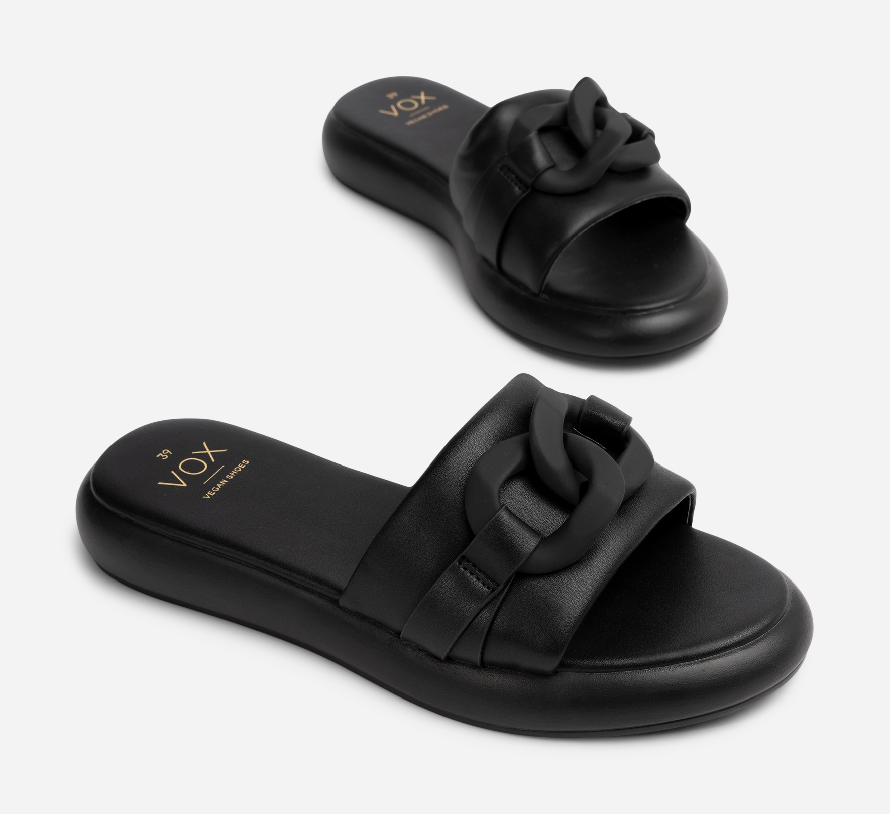 VOX, Sandaler med kedja Svarta