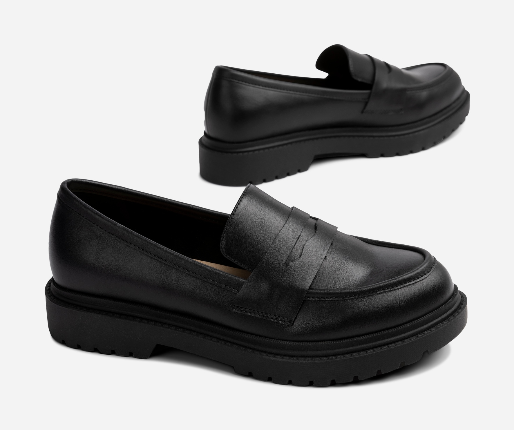 CLOU, Loafers Svarta