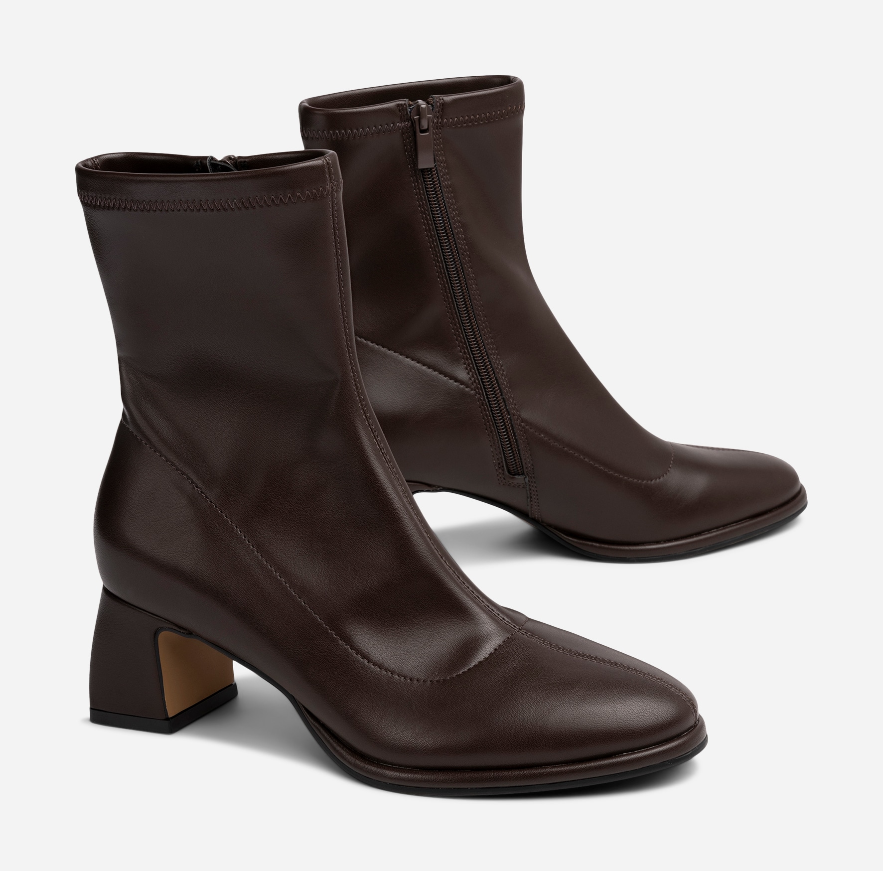 CLOU, Boots med stretch Bruna