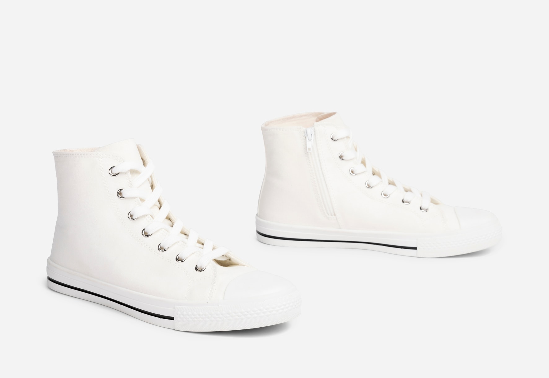 LEJON, Höga sneakers Vita