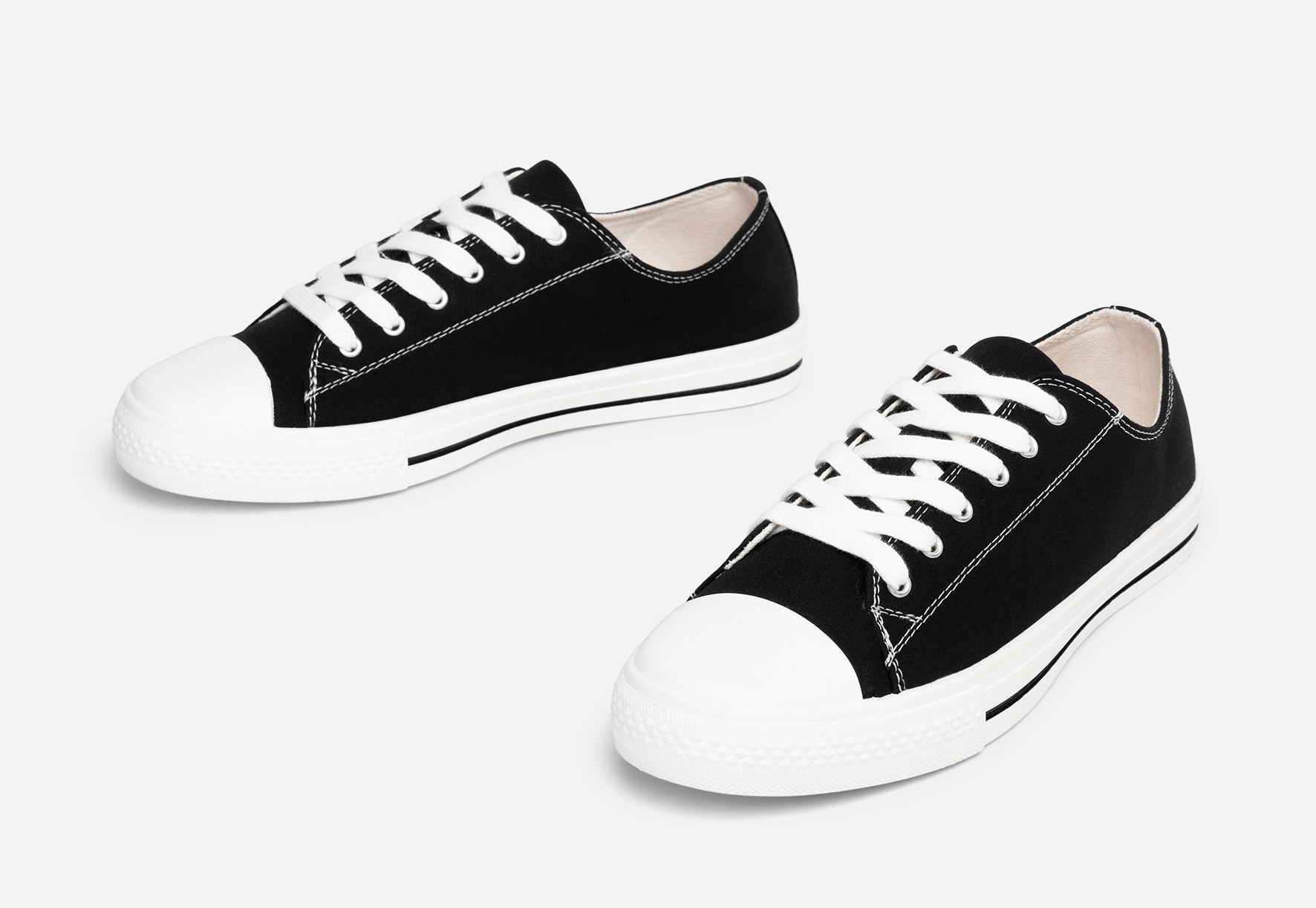 LEJON, Tygskor Svarta