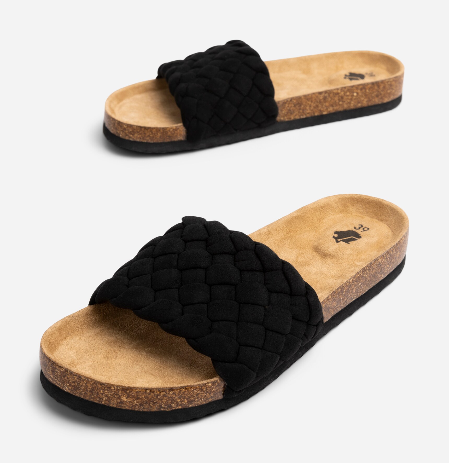 LEJON, Tofflor Svarta