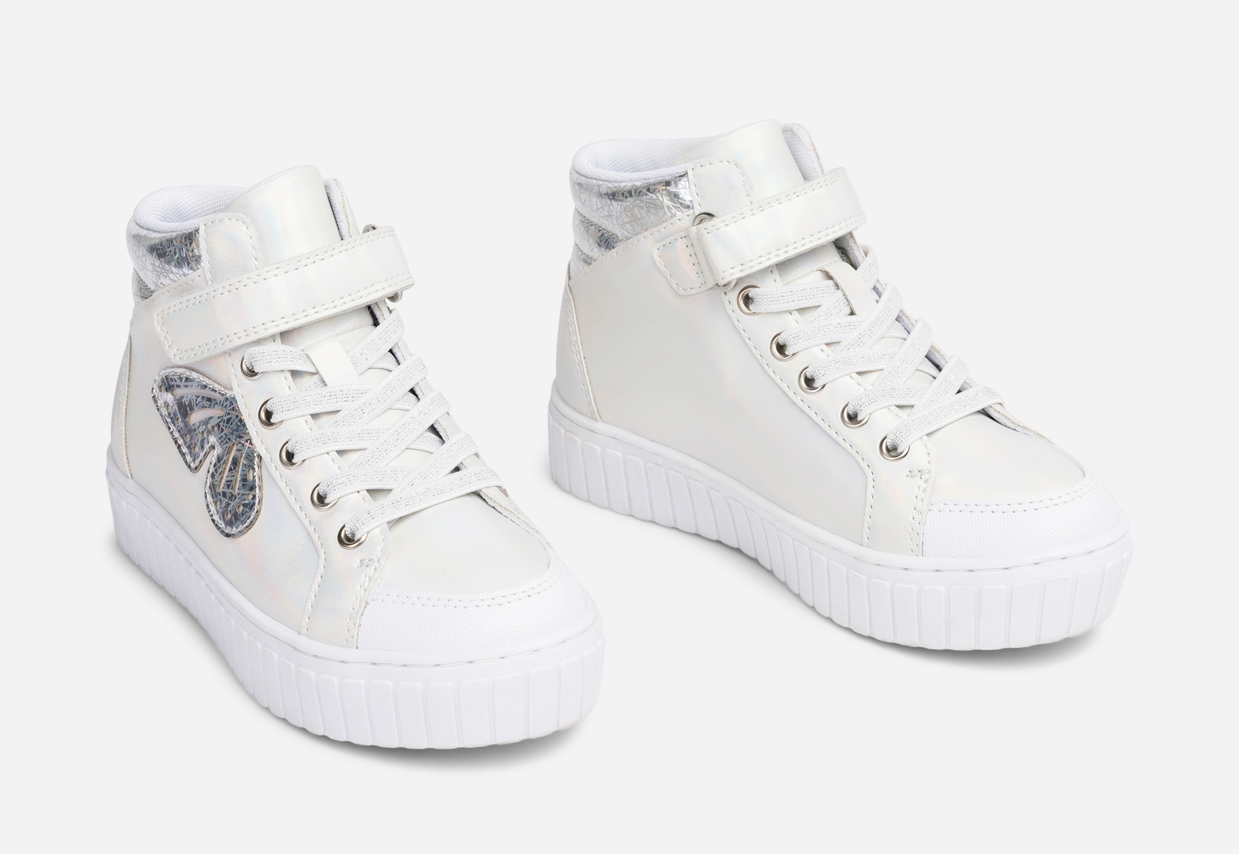 ZOEY, Höga sneakers Metallfärgade