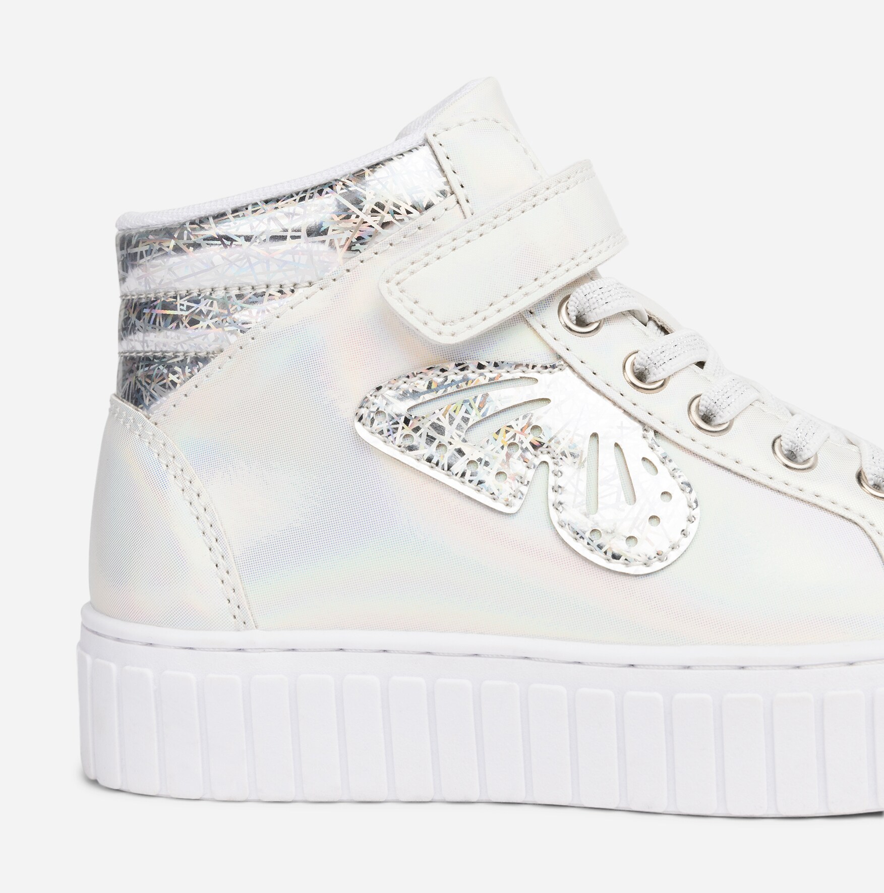 ZOEY, Höga sneakers Metallfärgade