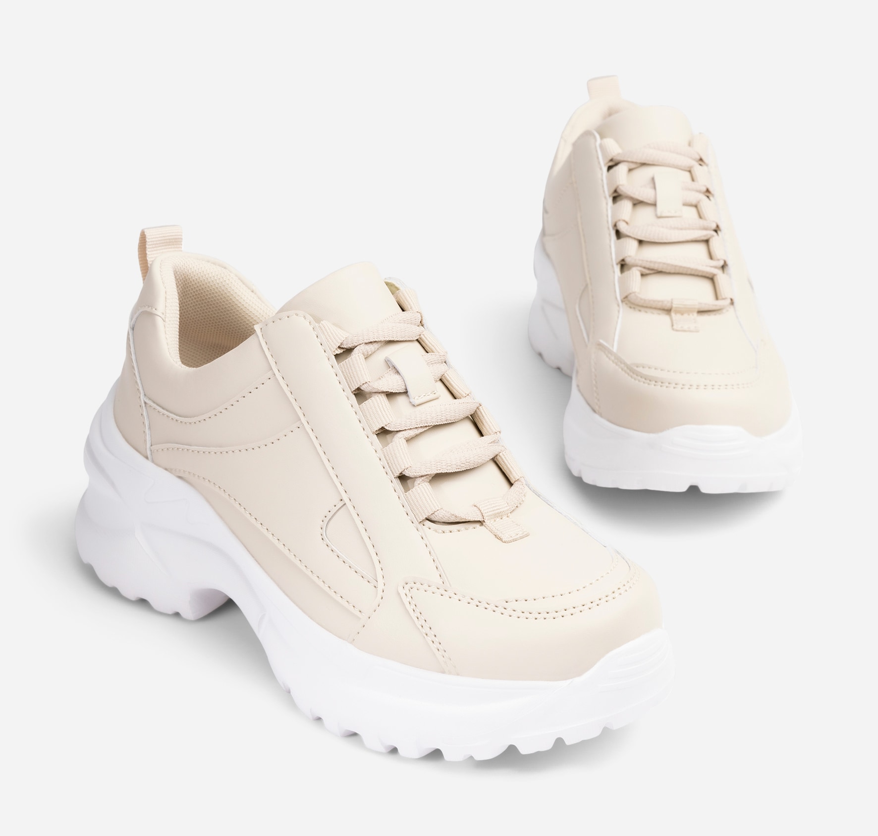 ZOEY, Chunky sneakers Beigea