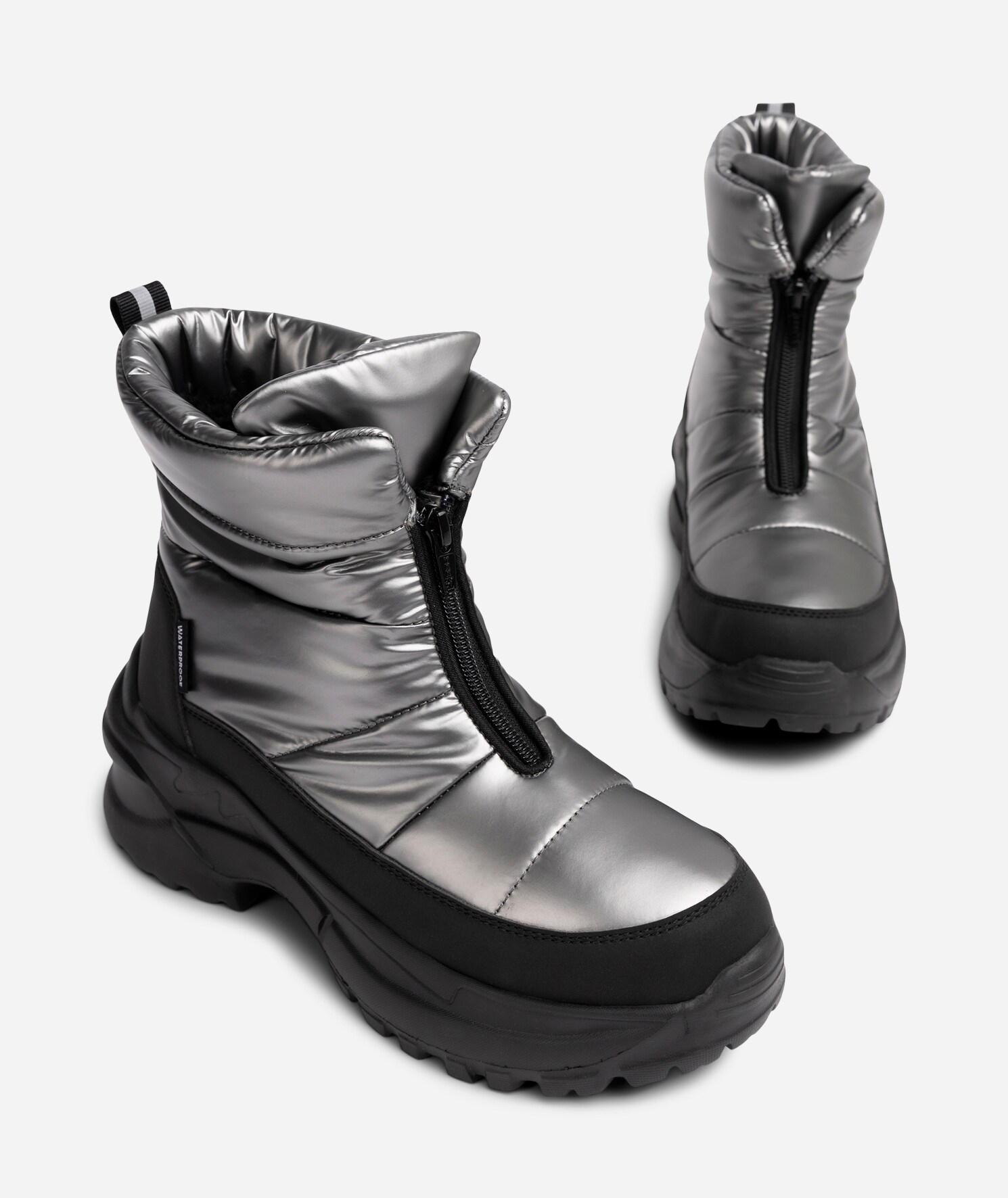 LEJON, Varmfodrade boots, waterproof Metallfärgade