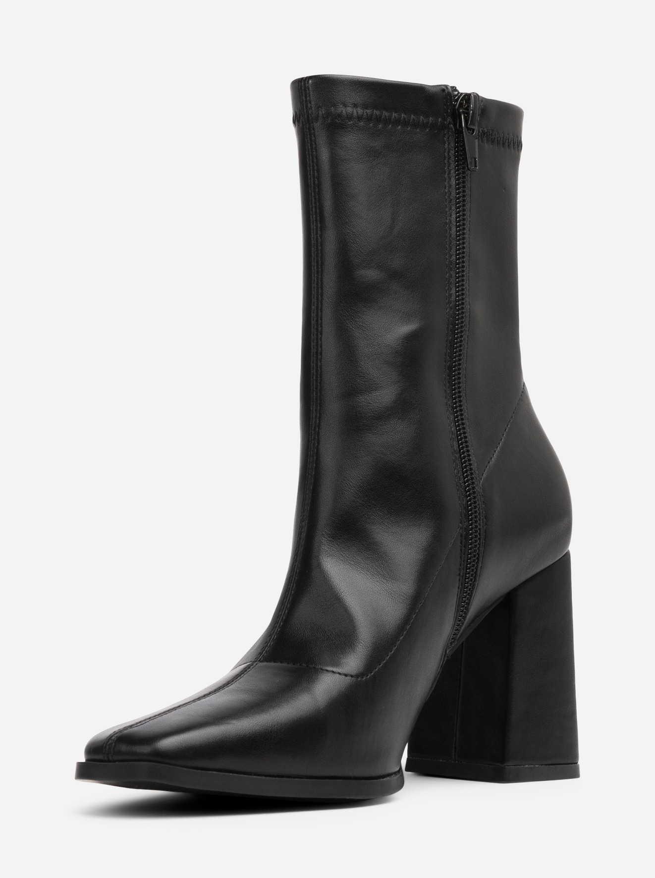 CLAUDIA GHIZZANI, Boots med stretch Svarta