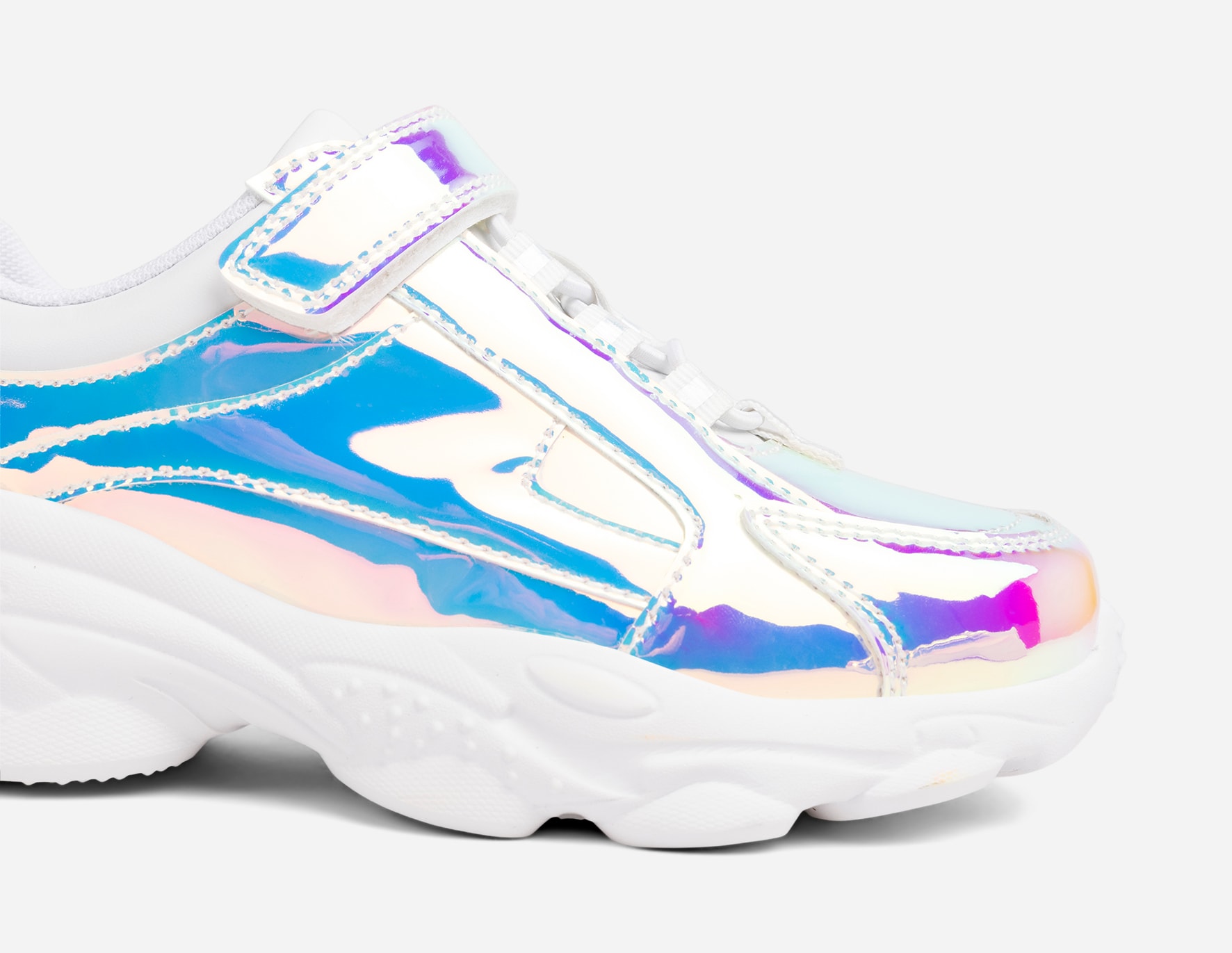 ZOEY, Chunky sneakers Metallfärgade