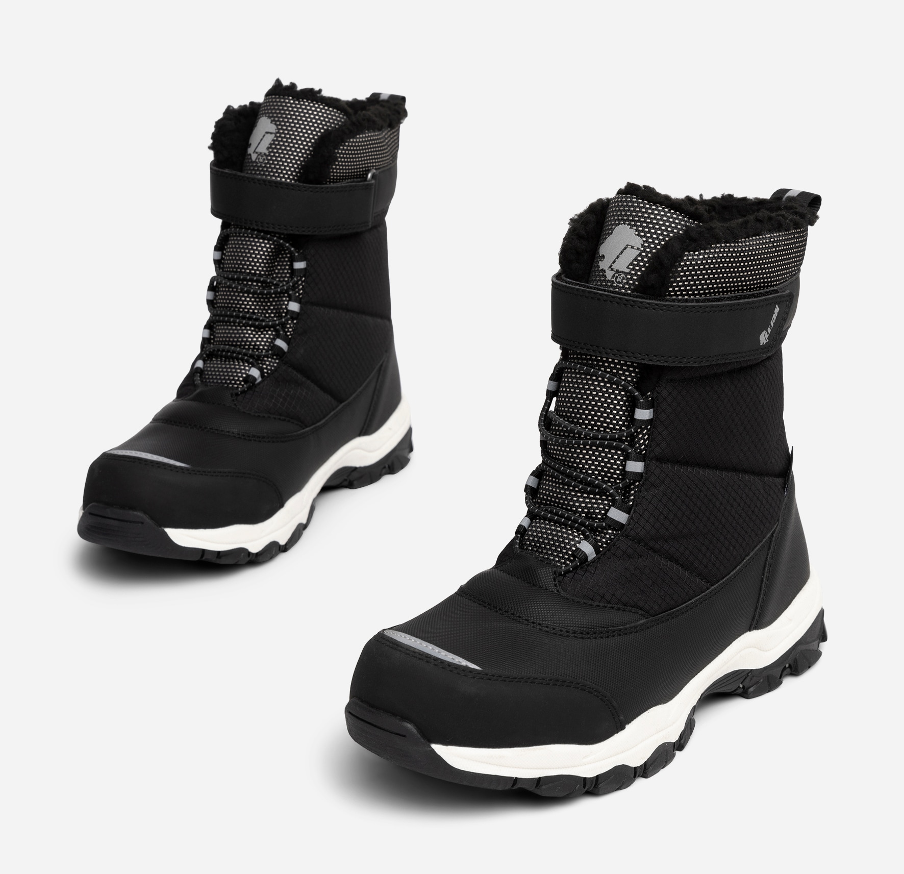 LEJON, Varmfodrade kängor waterproof Svarta