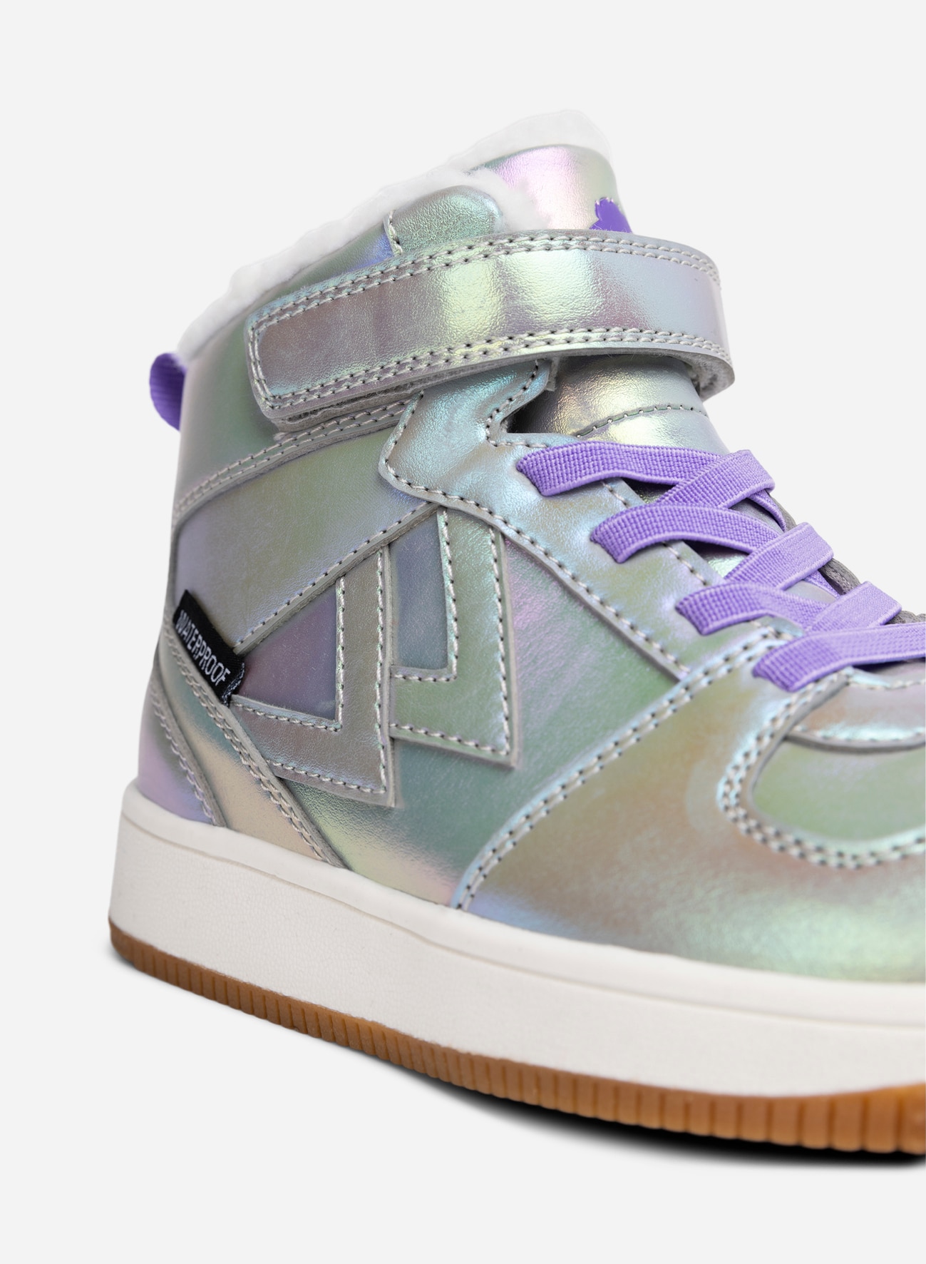 LEJON, Varmfodrade höga sneakers waterproof Flerfärgade