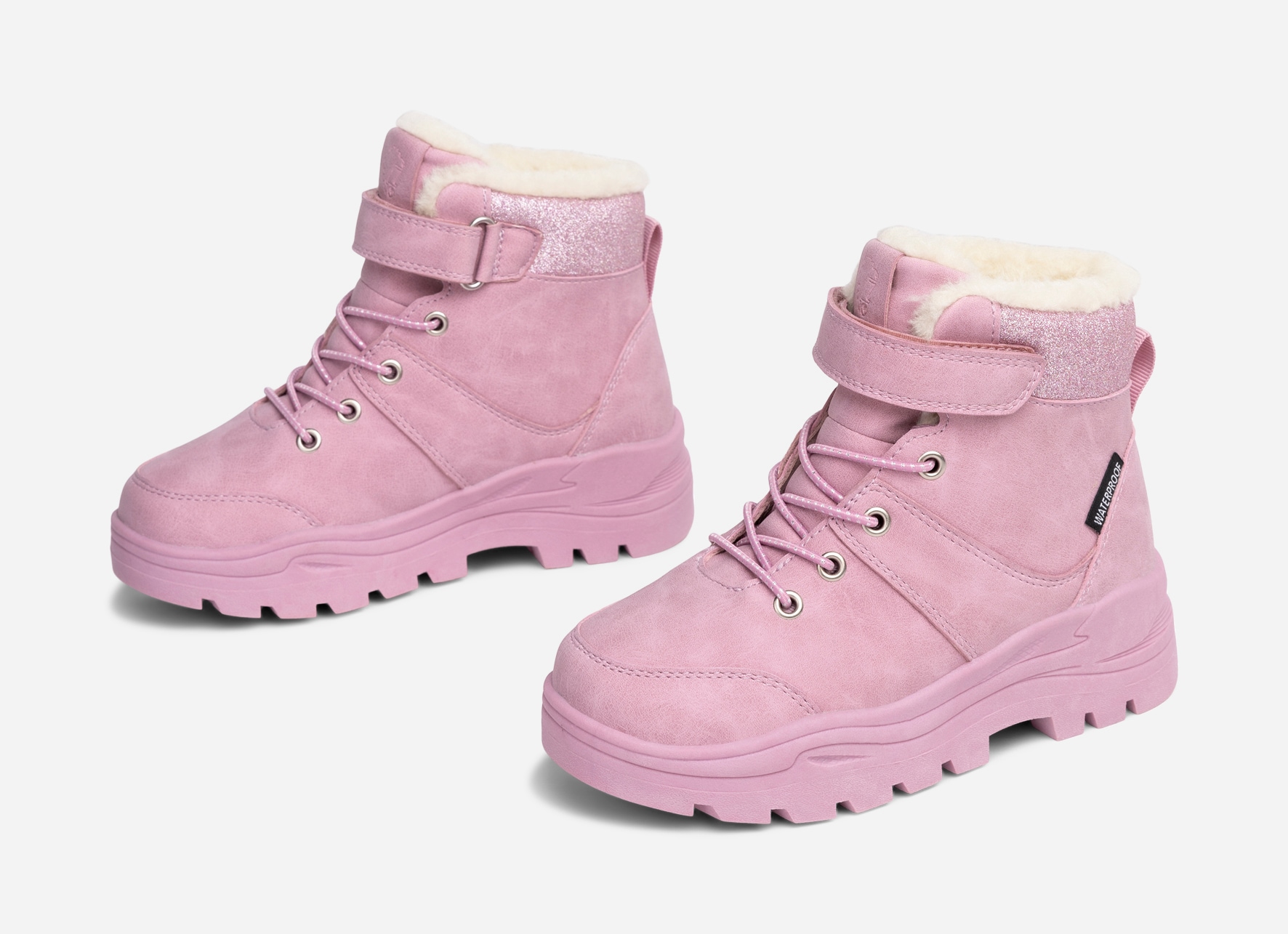 LEJON, Varmfodrade kängor waterproof Lila