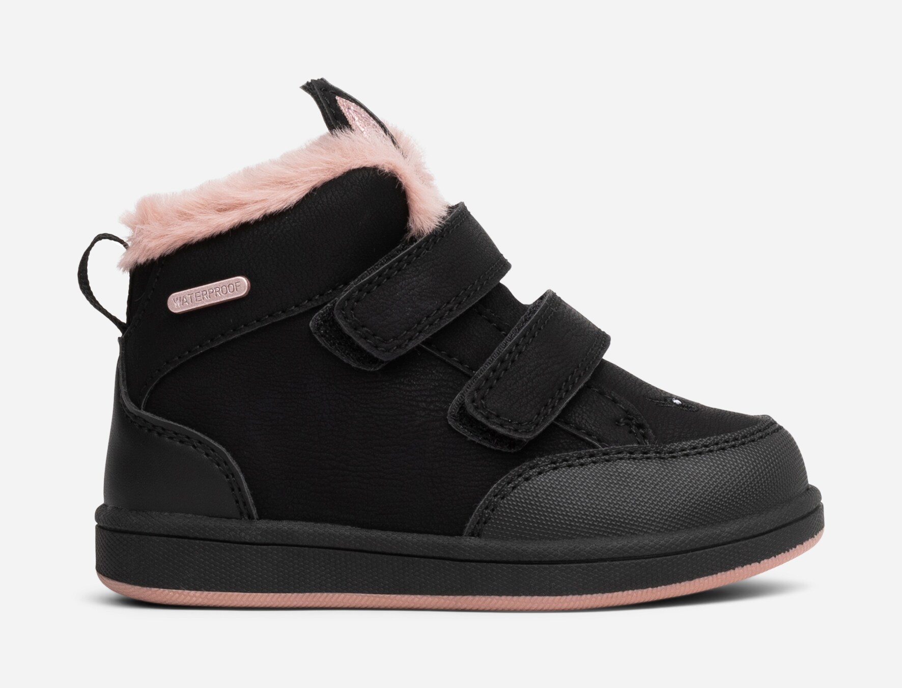 LEJON, Varmfodrade höga sneakers waterproof Svarta