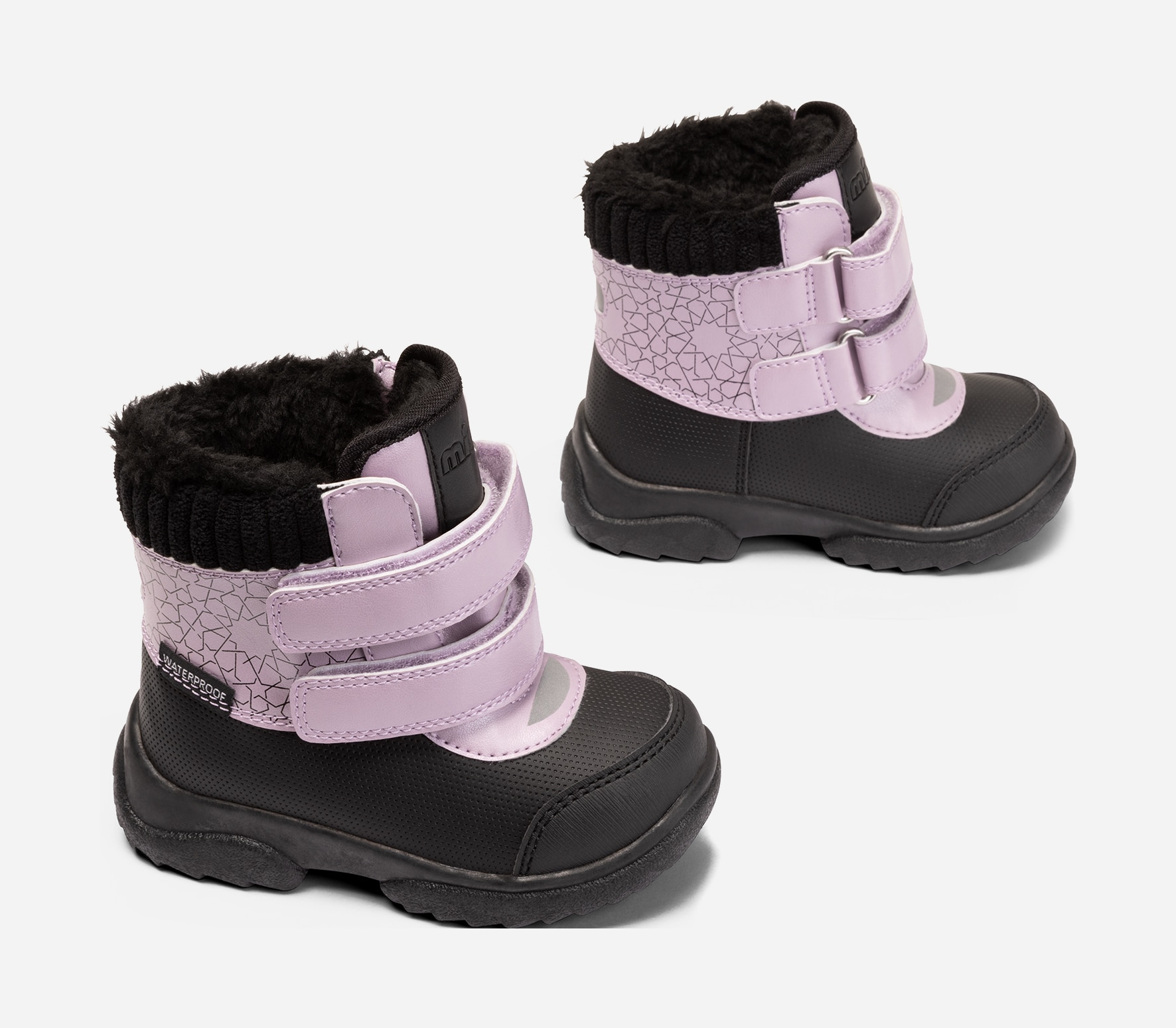 Mino, Varmfodrade kängor waterproof Rosa