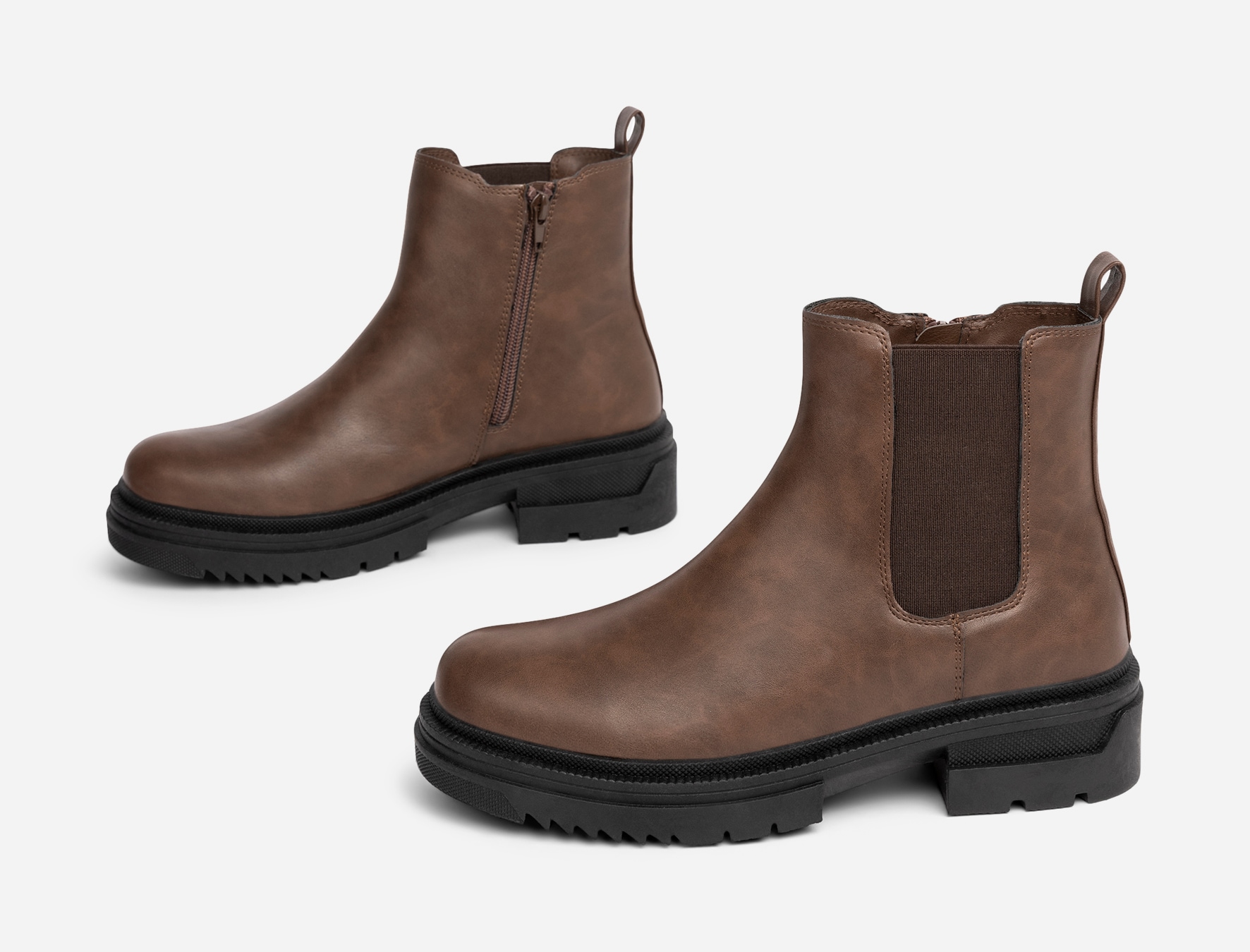 CLOU, Varmfodrade chelseaboots Bruna