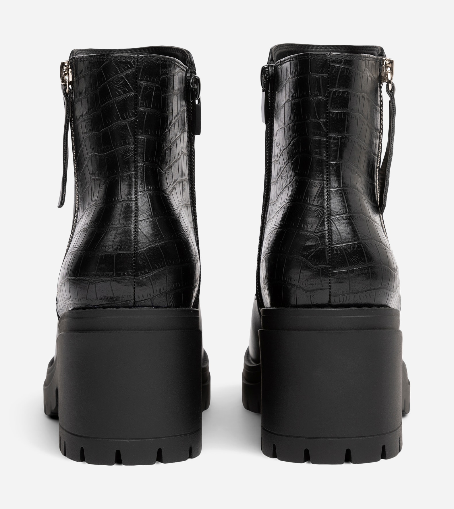 VOX, Varmfodrade boots med dragkedja Svarta