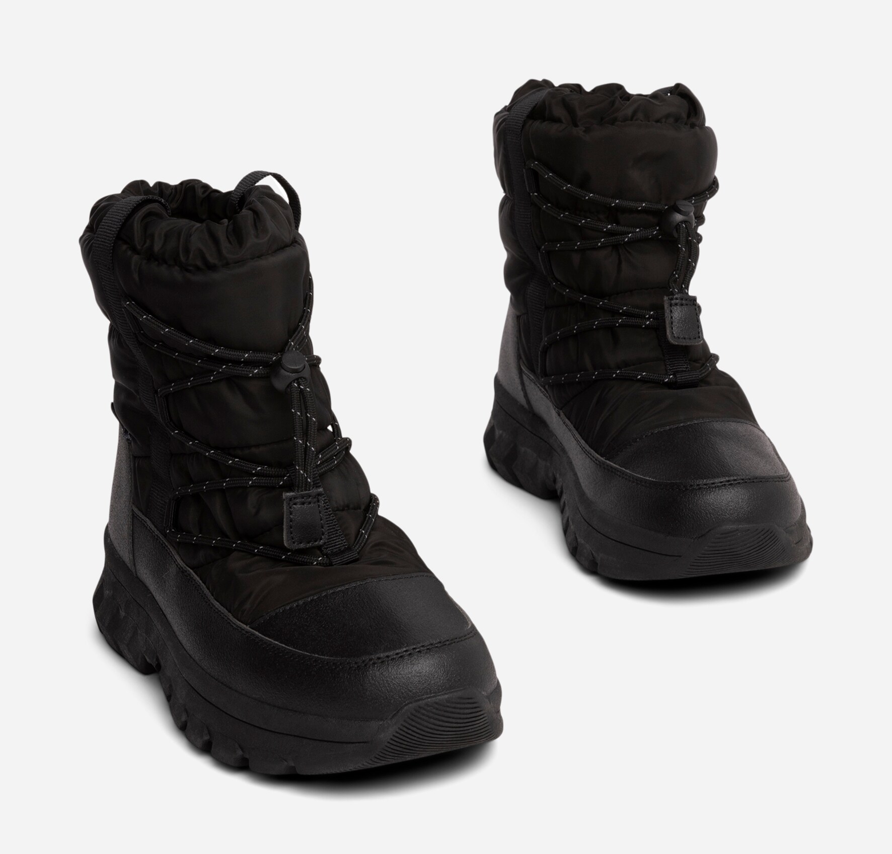 LEJON, Varmfodrade kängor waterproof Svarta