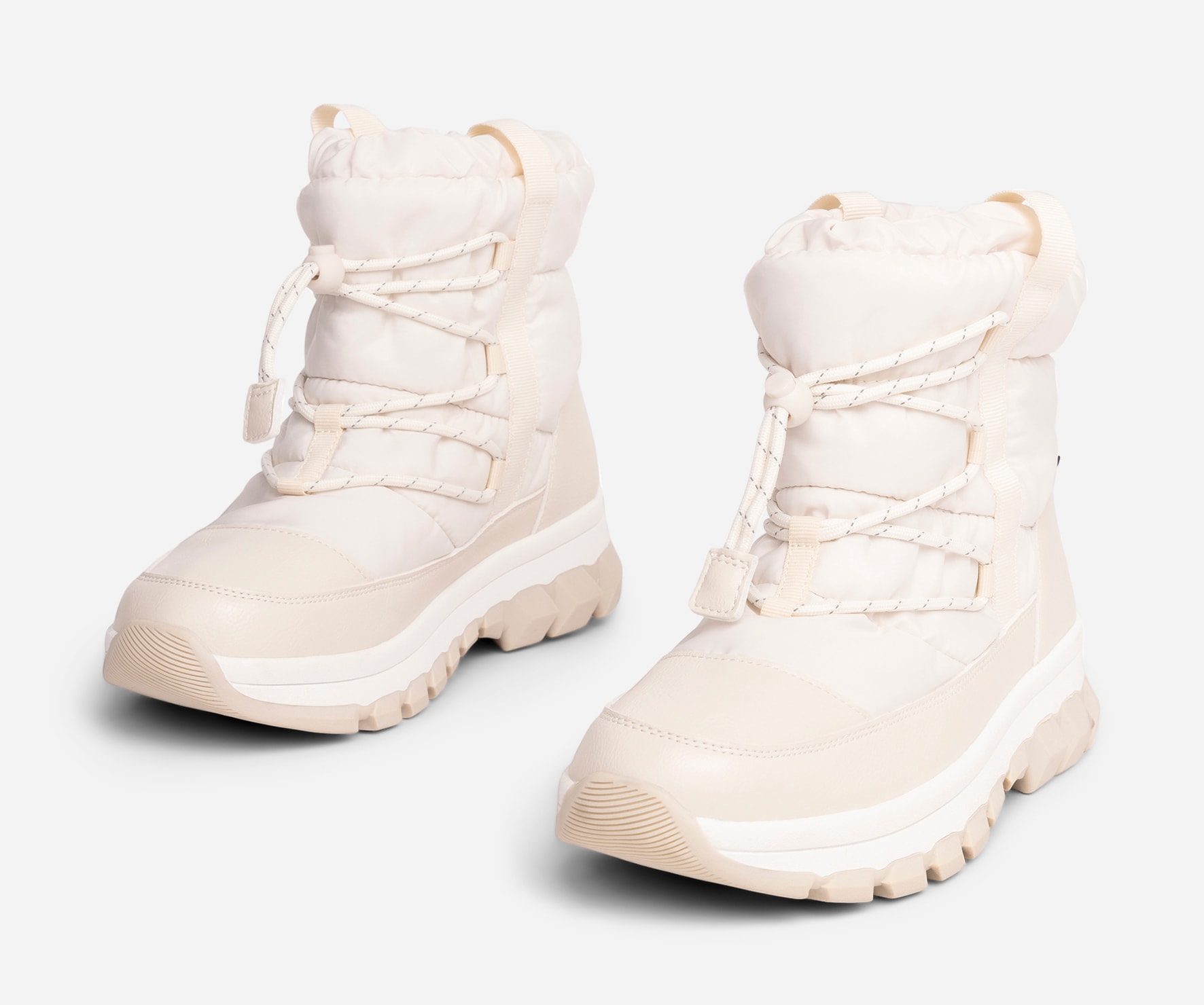 LEJON, Varmfodrade kängor waterproof Vita