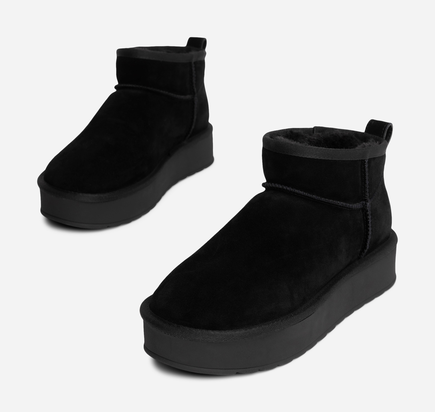 CLOU, Varmfodrade boots Svarta