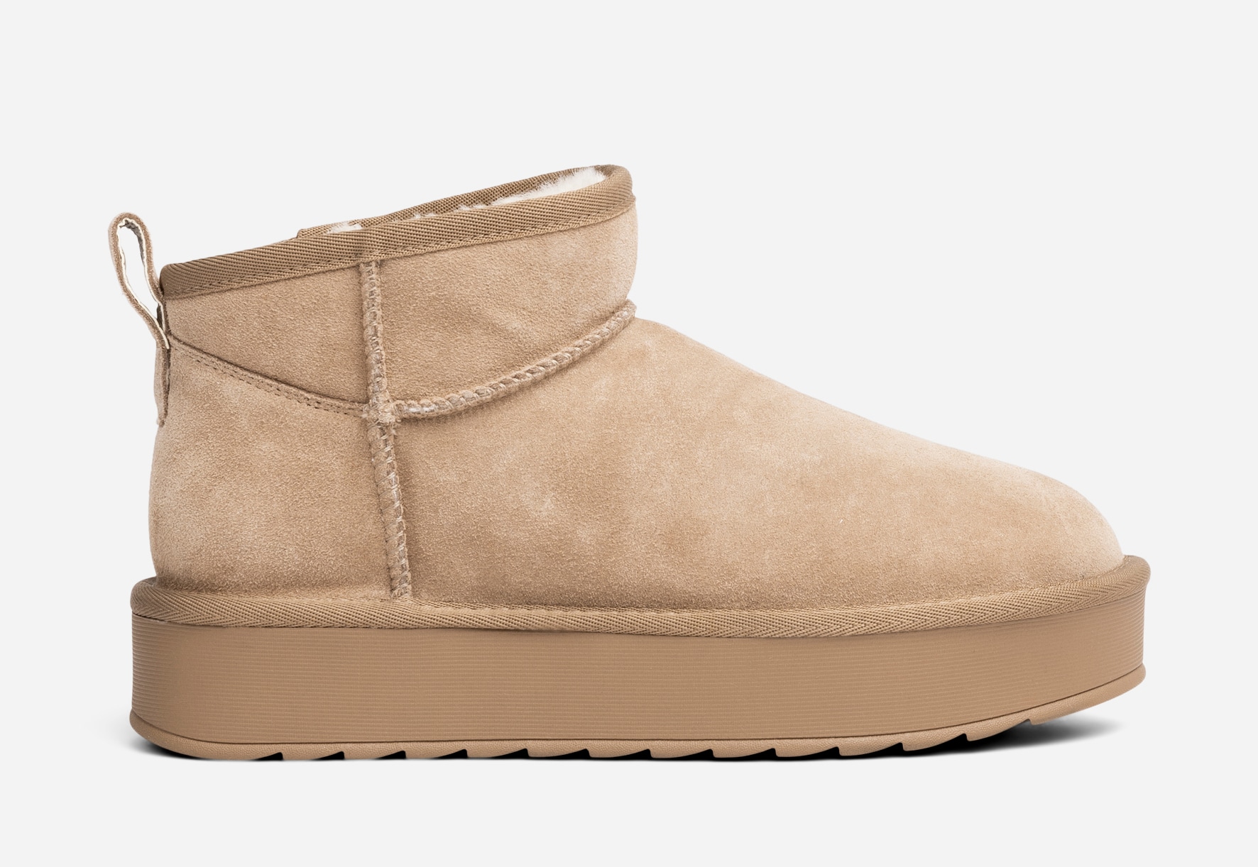 CLOU, Varmfodrade boots Beigea