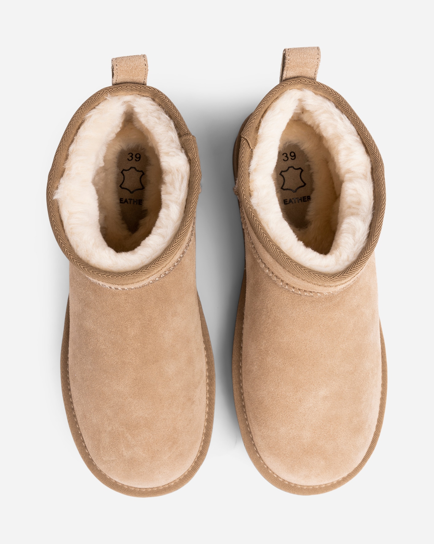 CLOU, Varmfodrade boots Beigea