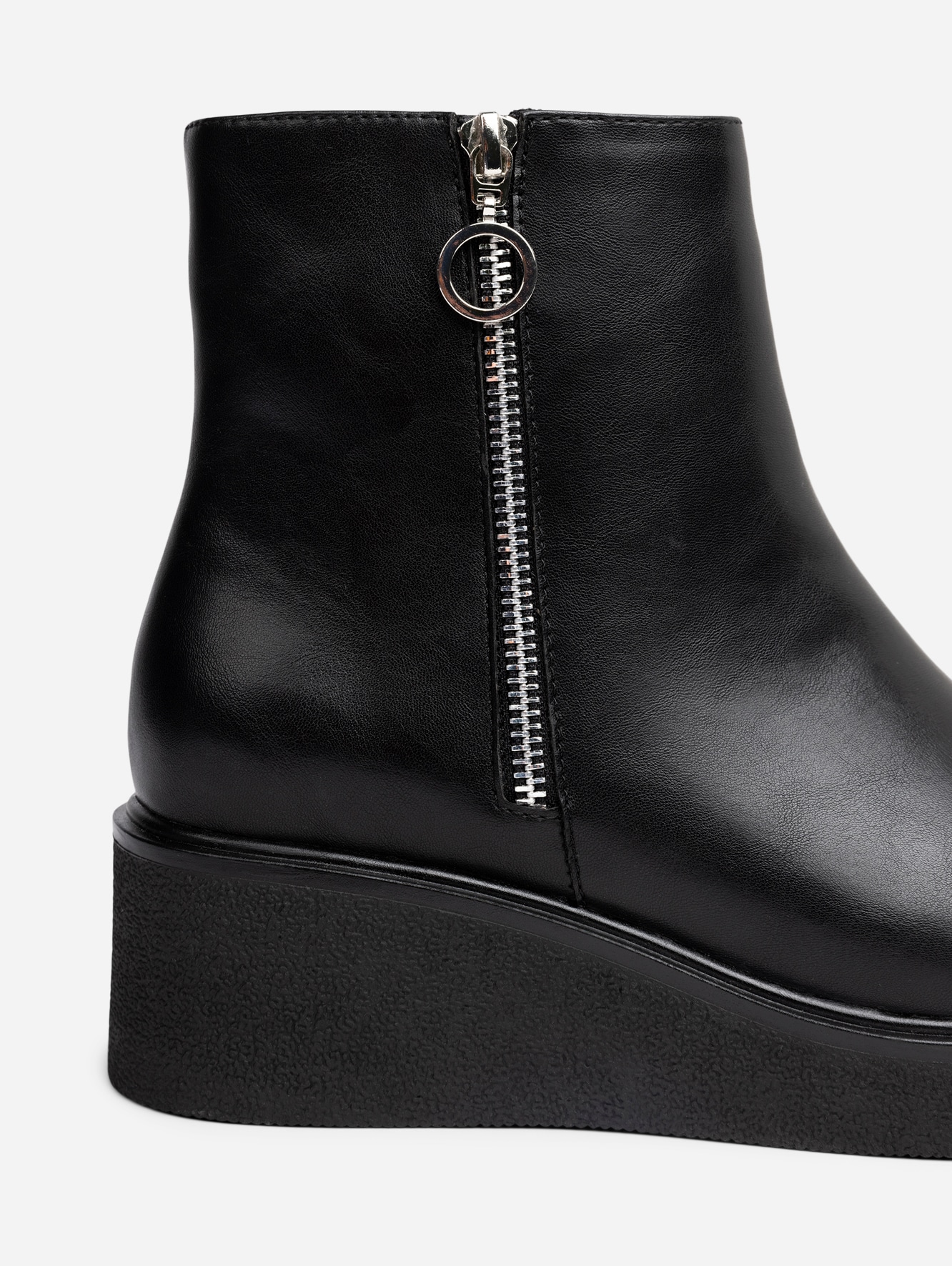 CLOU, Varmfodrade boots med dragkedja Svarta