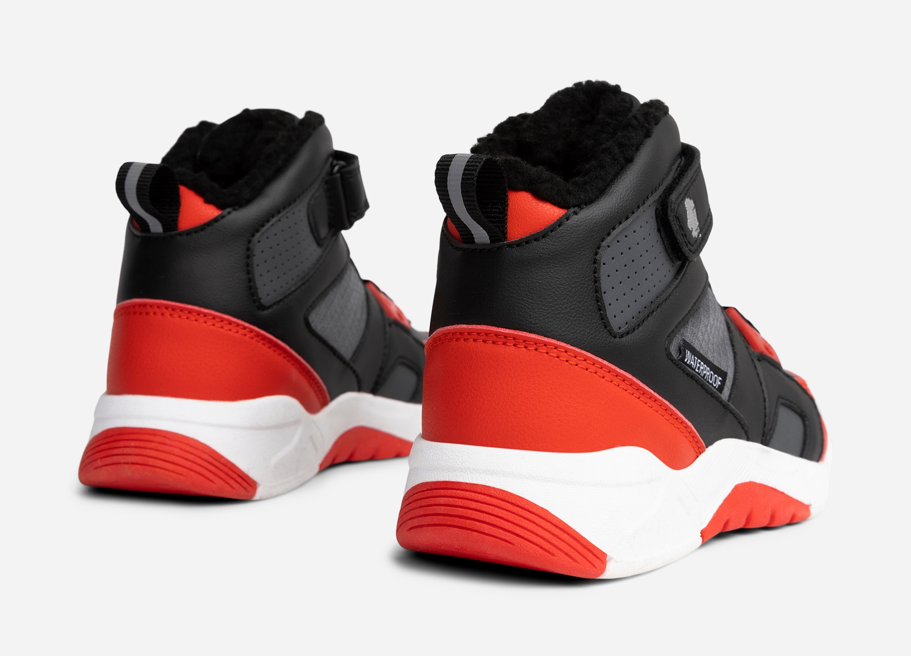 LEJON, Varmfodrade höga sneakers waterproof Flerfärgade