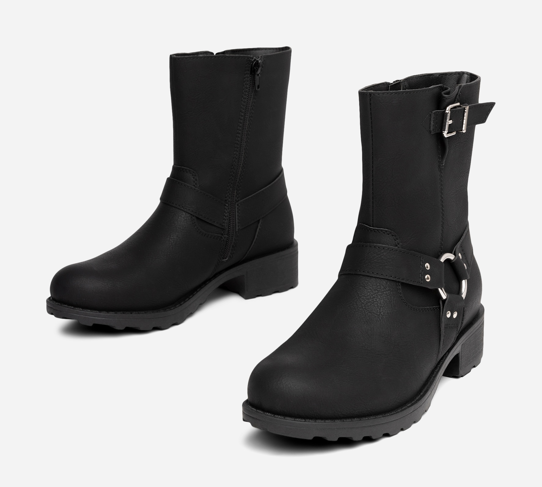CLOU, Bikerboots Svarta