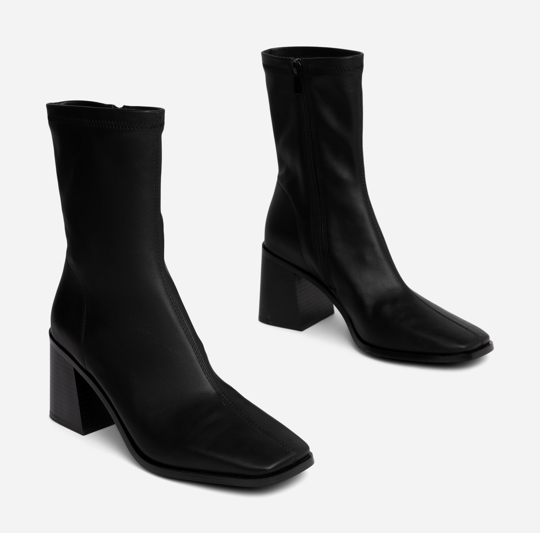 CLOU, Boots med stretch Svarta