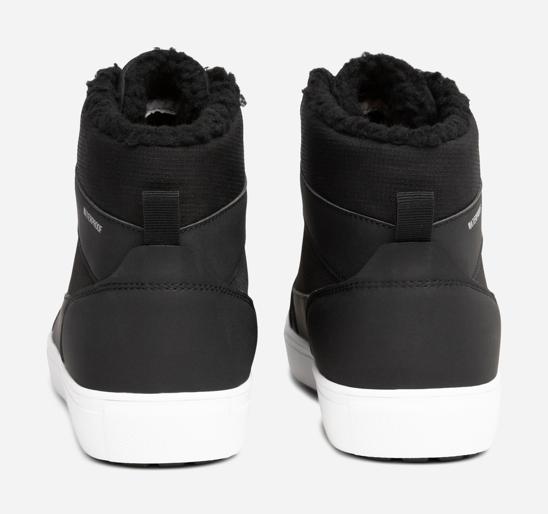 LEJON, Varmfodrade höga sneakers waterproof Svarta