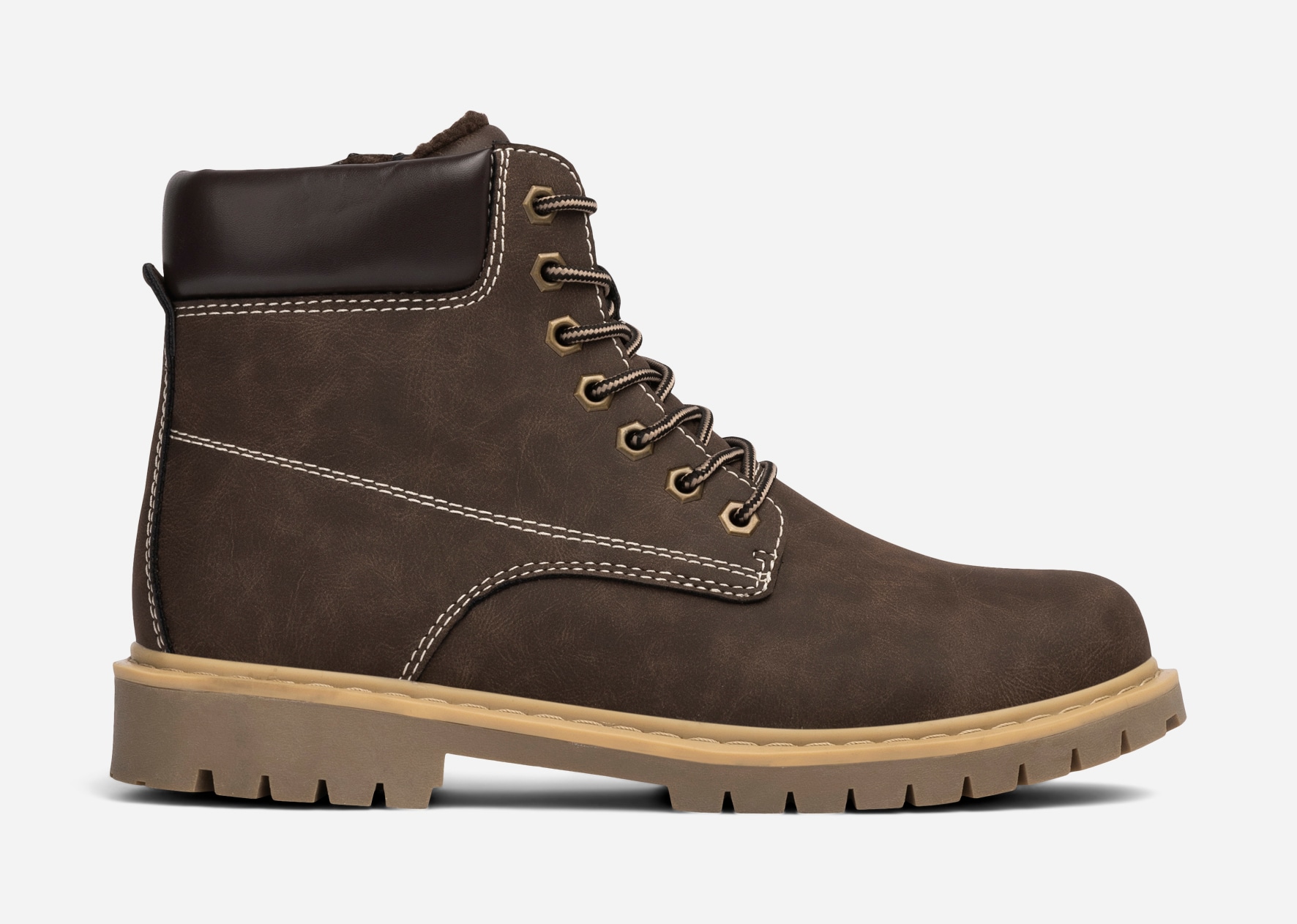 LEJON, Varmfodrade kängor Bruna