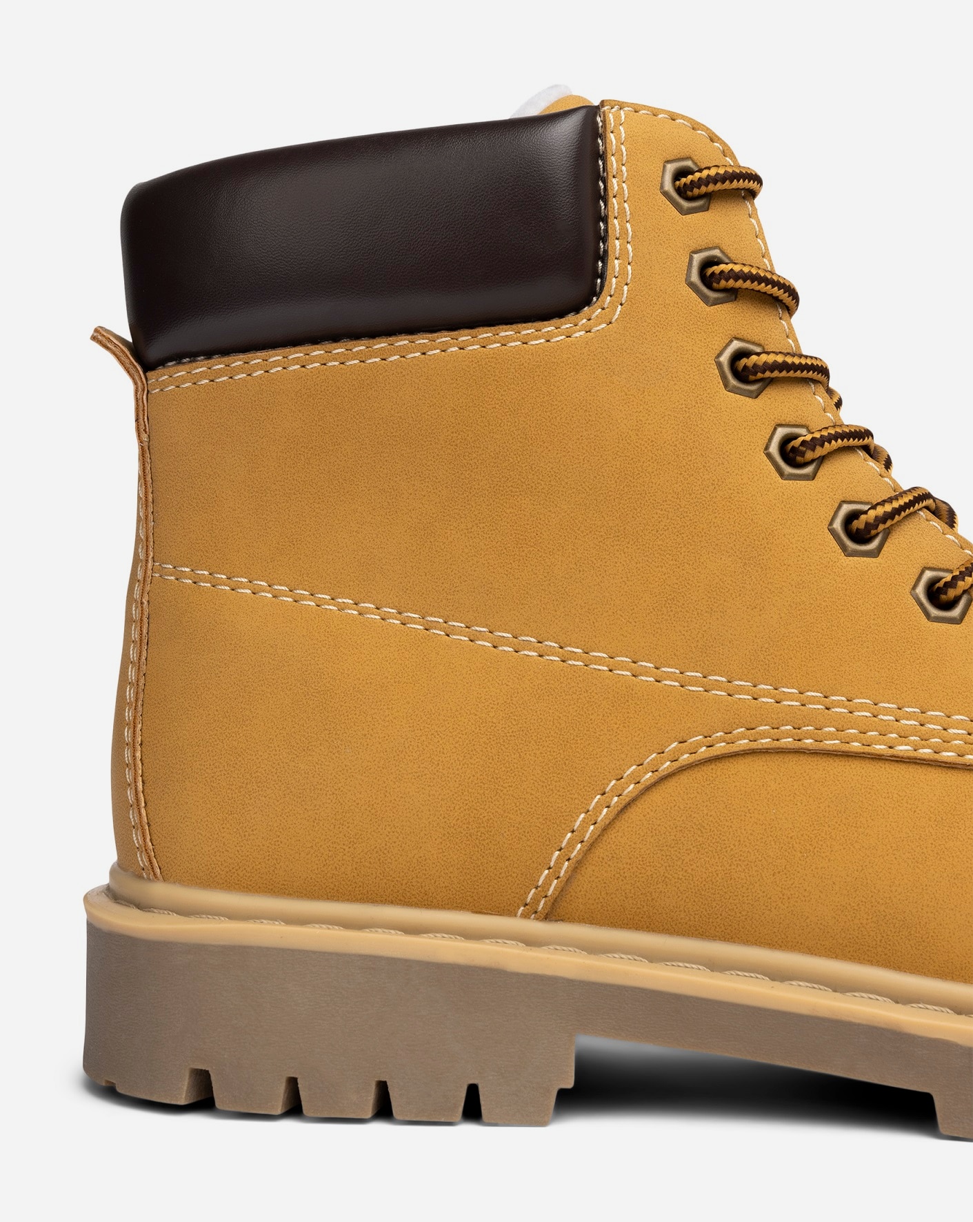 LEJON, Varmfodrade kängor Gula