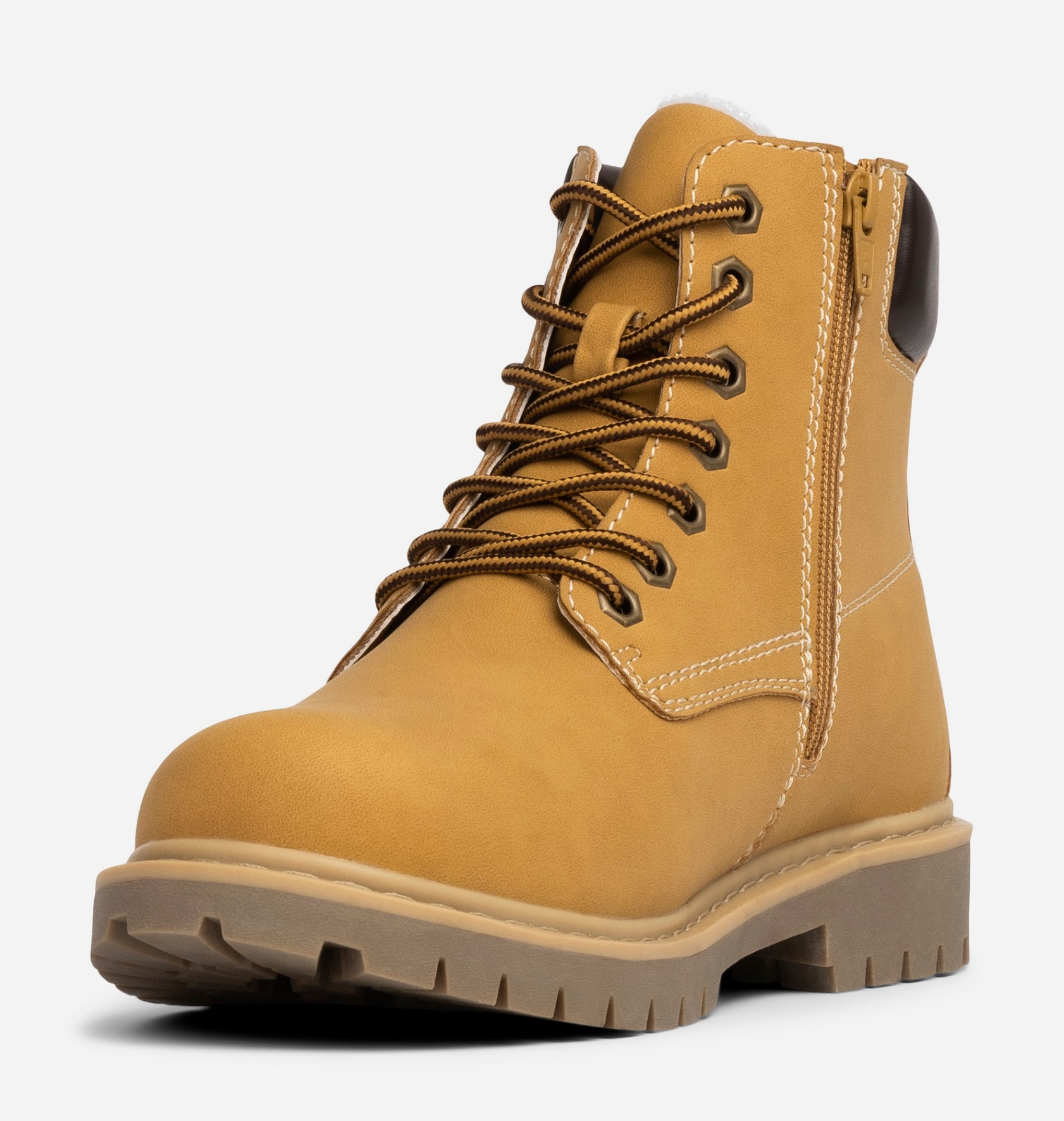 LEJON, Varmfodrade kängor Gula