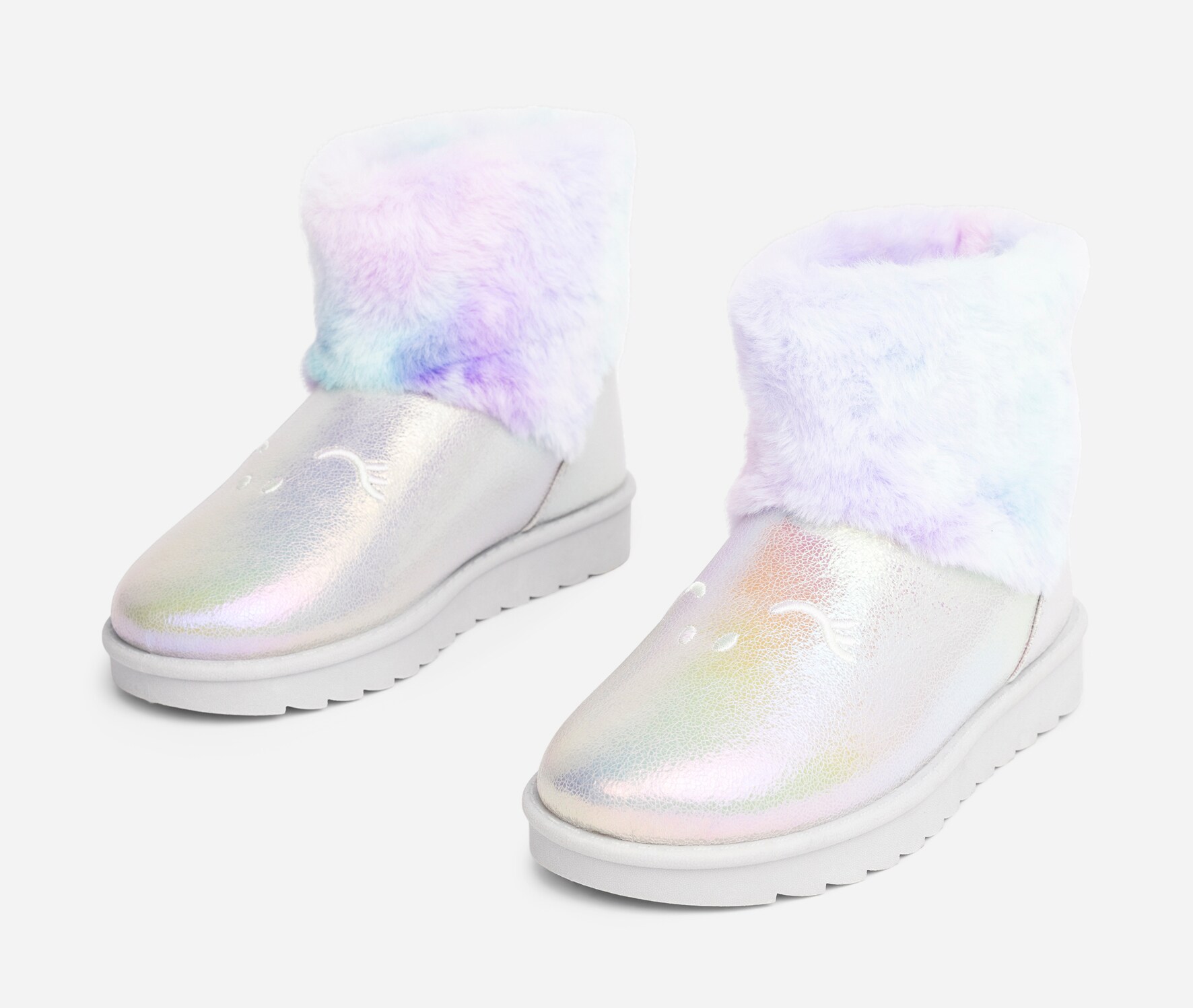 ZOEY, Varmfodrade boots Metallfärgade