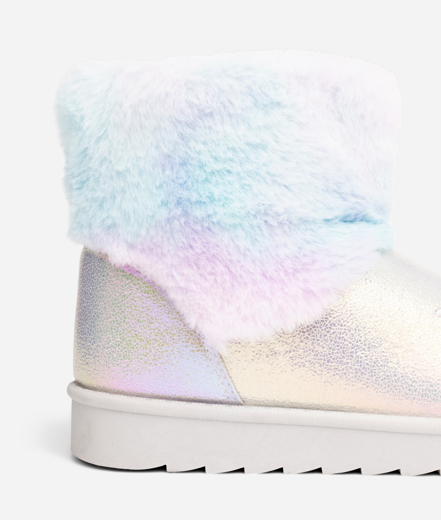 ZOEY, Varmfodrade boots Metallfärgade