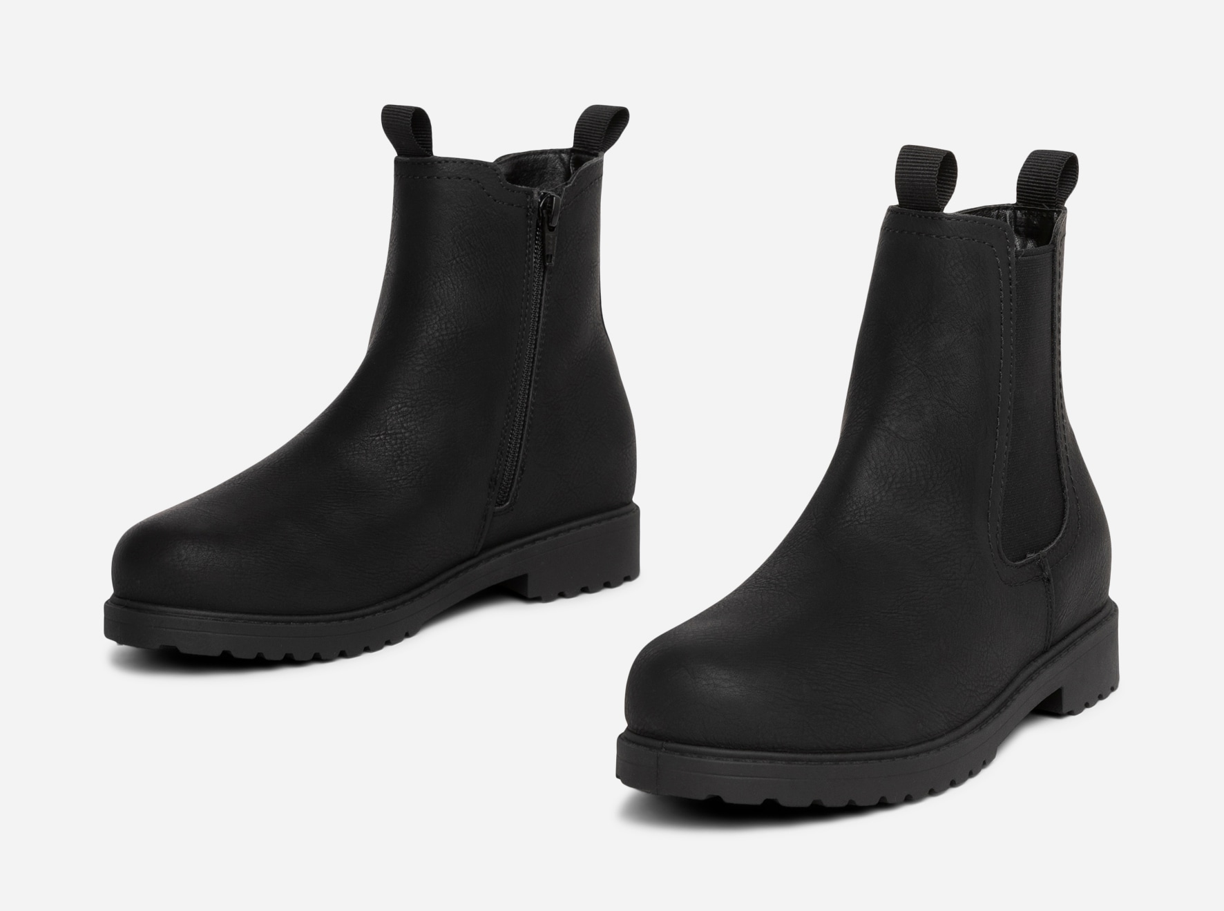 ZOEY, Varmfodrade chelseaboots Svarta