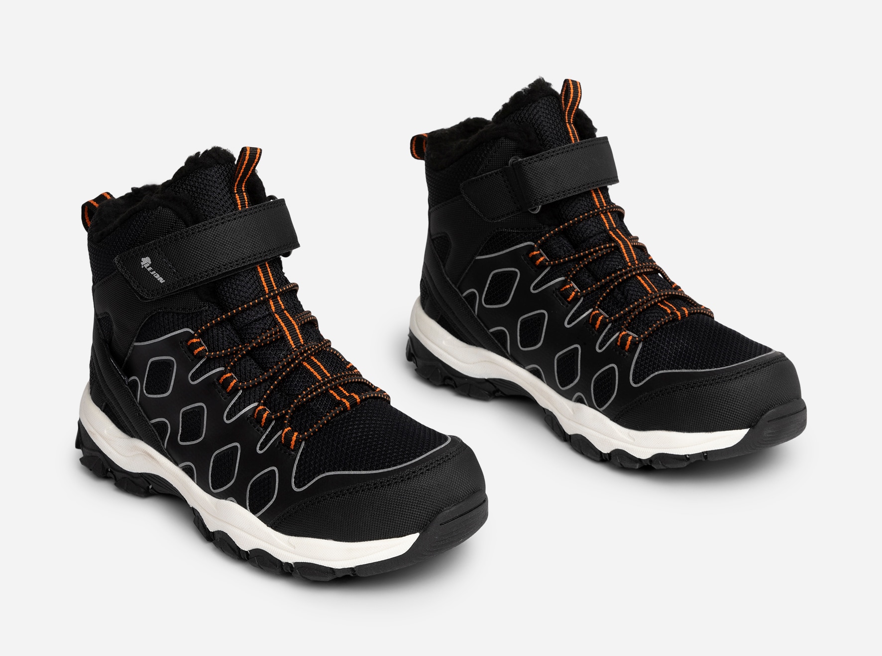 LEJON, Varmfodrade kängor waterproof Svarta