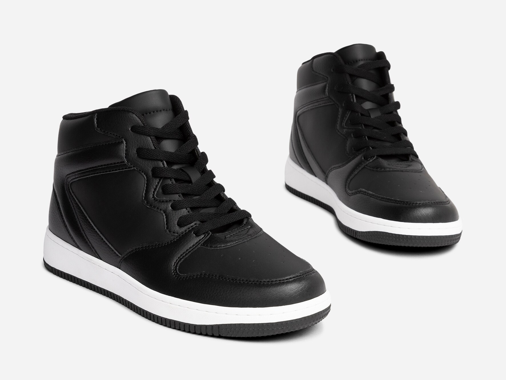 LEJON, Höga sneakers Svarta