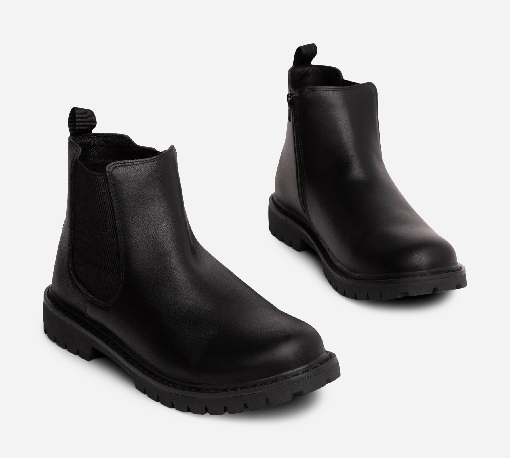 STEPSIDE, Varmfodrade chelseaboots Svarta