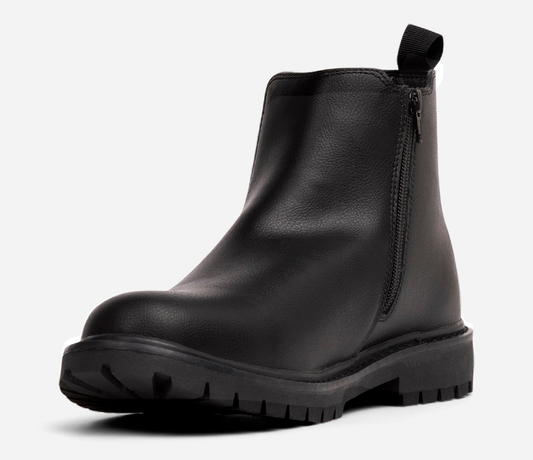STEPSIDE, Varmfodrade chelseaboots Svarta