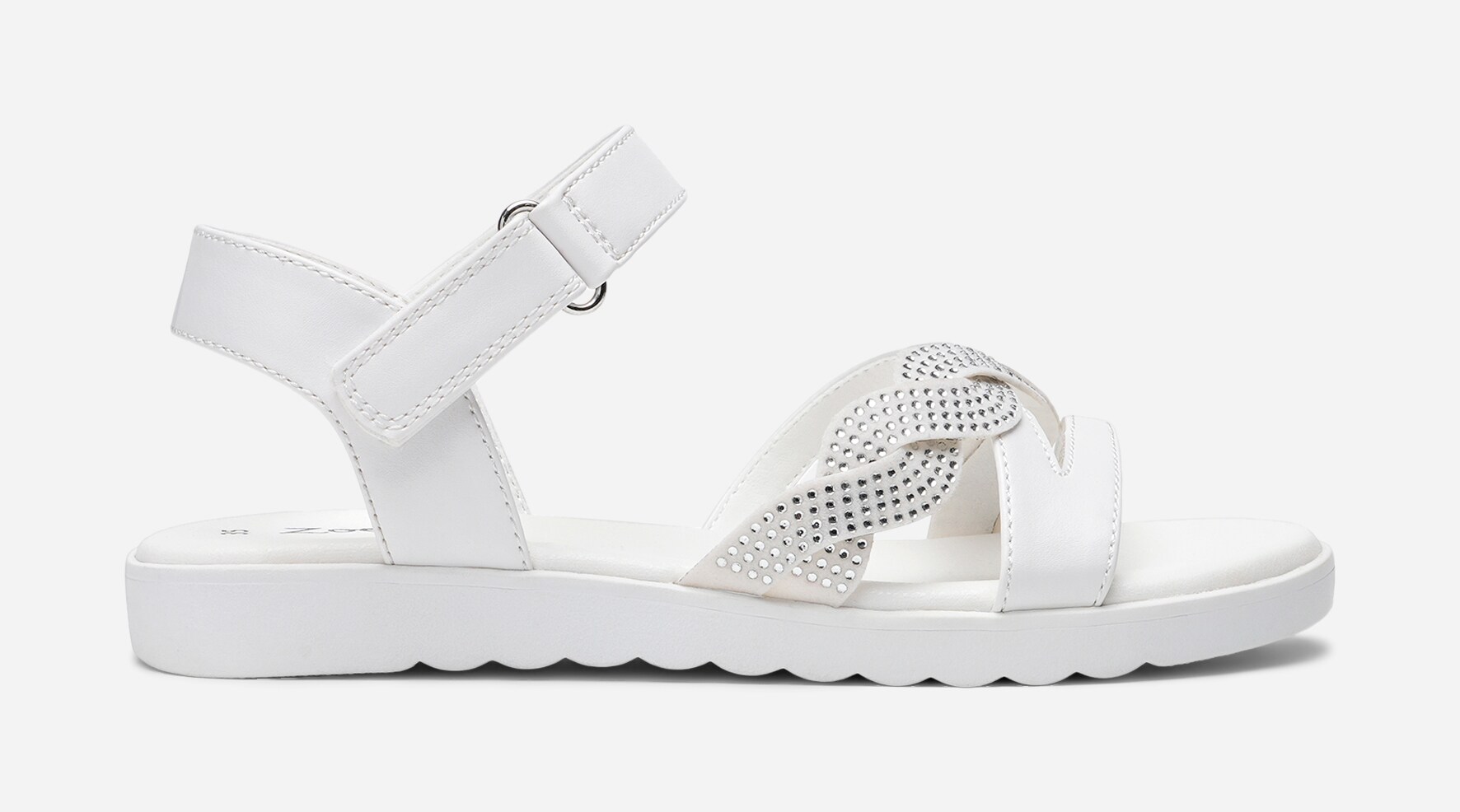 ZOEY, Sandaler med remmar Vita