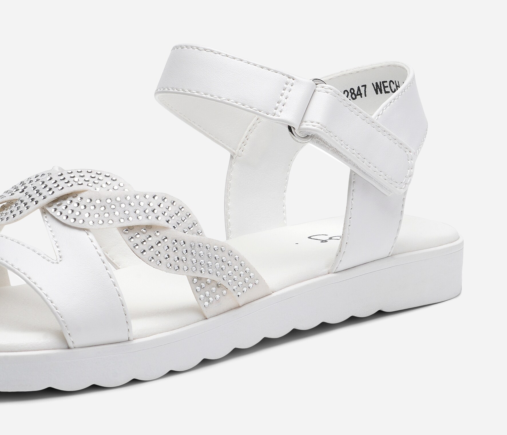 ZOEY, Sandaler med remmar Vita