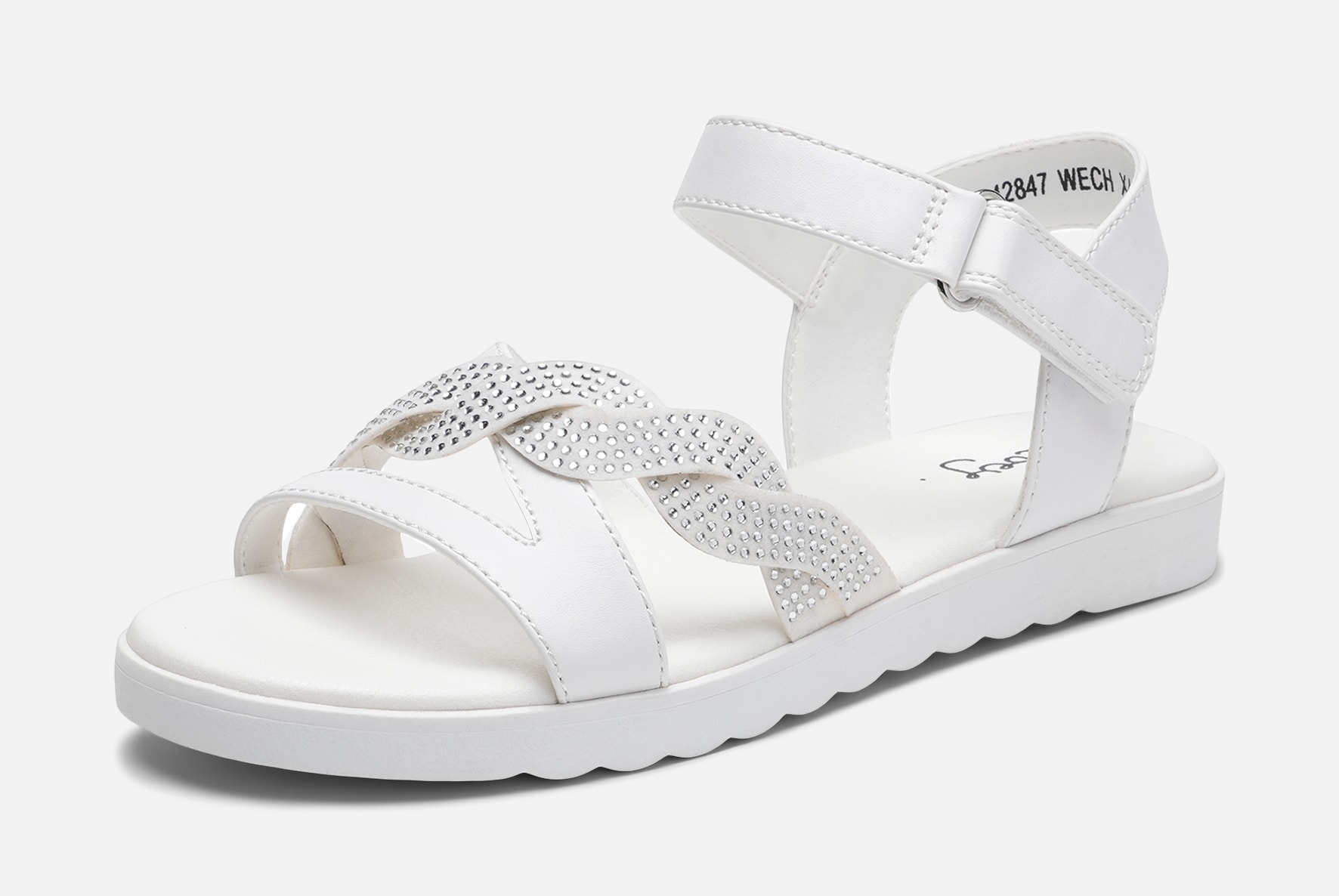 ZOEY, Sandaler med remmar Vita