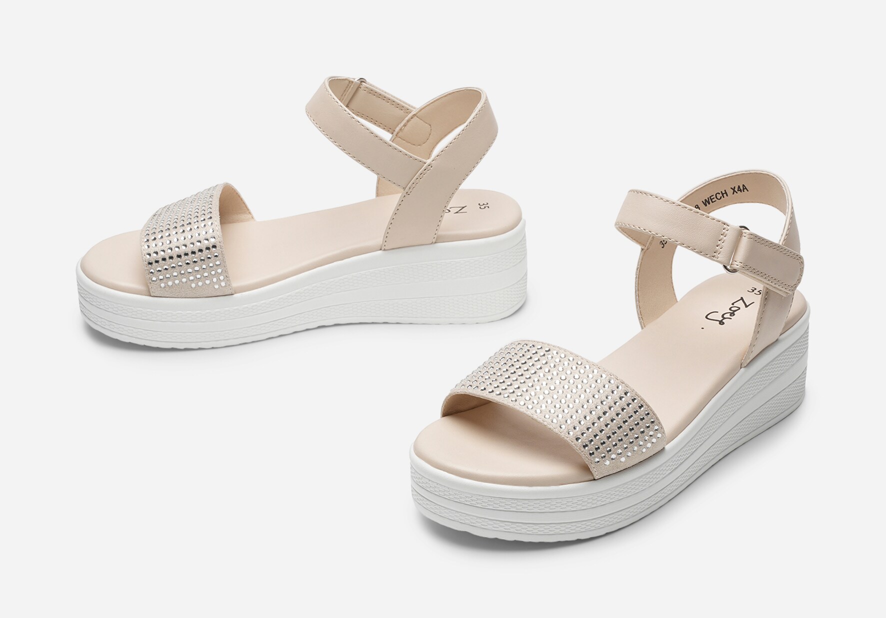 ZOEY, Sandaler Beigea