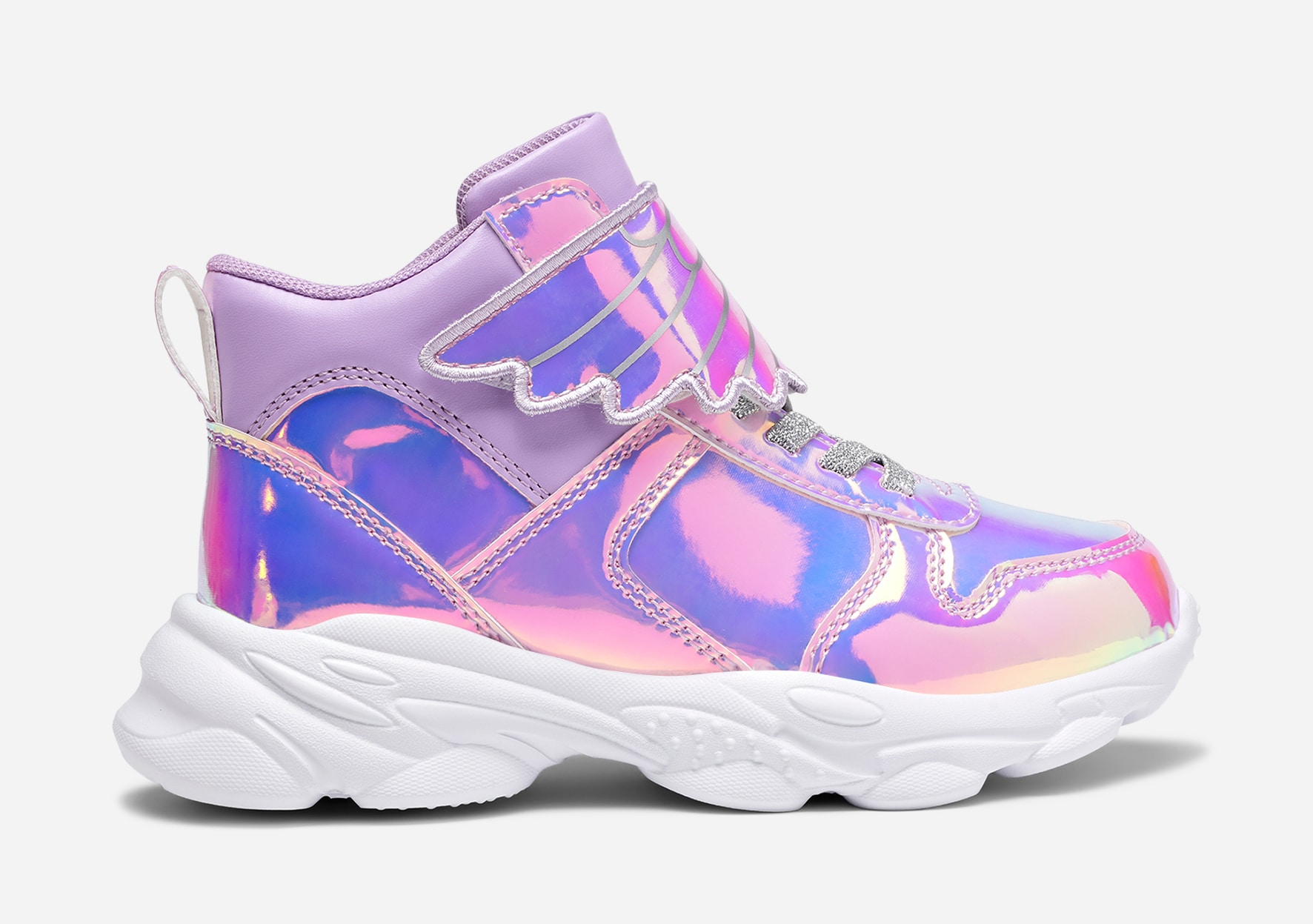 ZOEY, Höga sneakers Metallfärgade