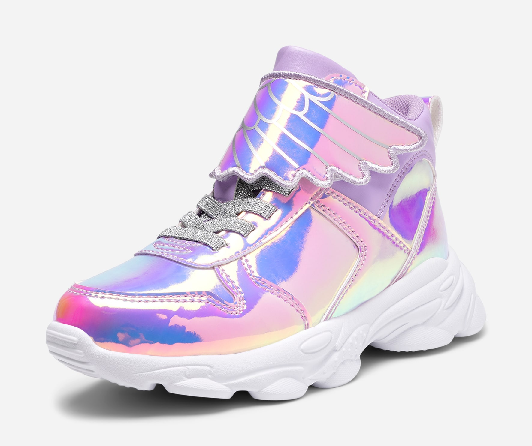 ZOEY, Höga sneakers Metallfärgade