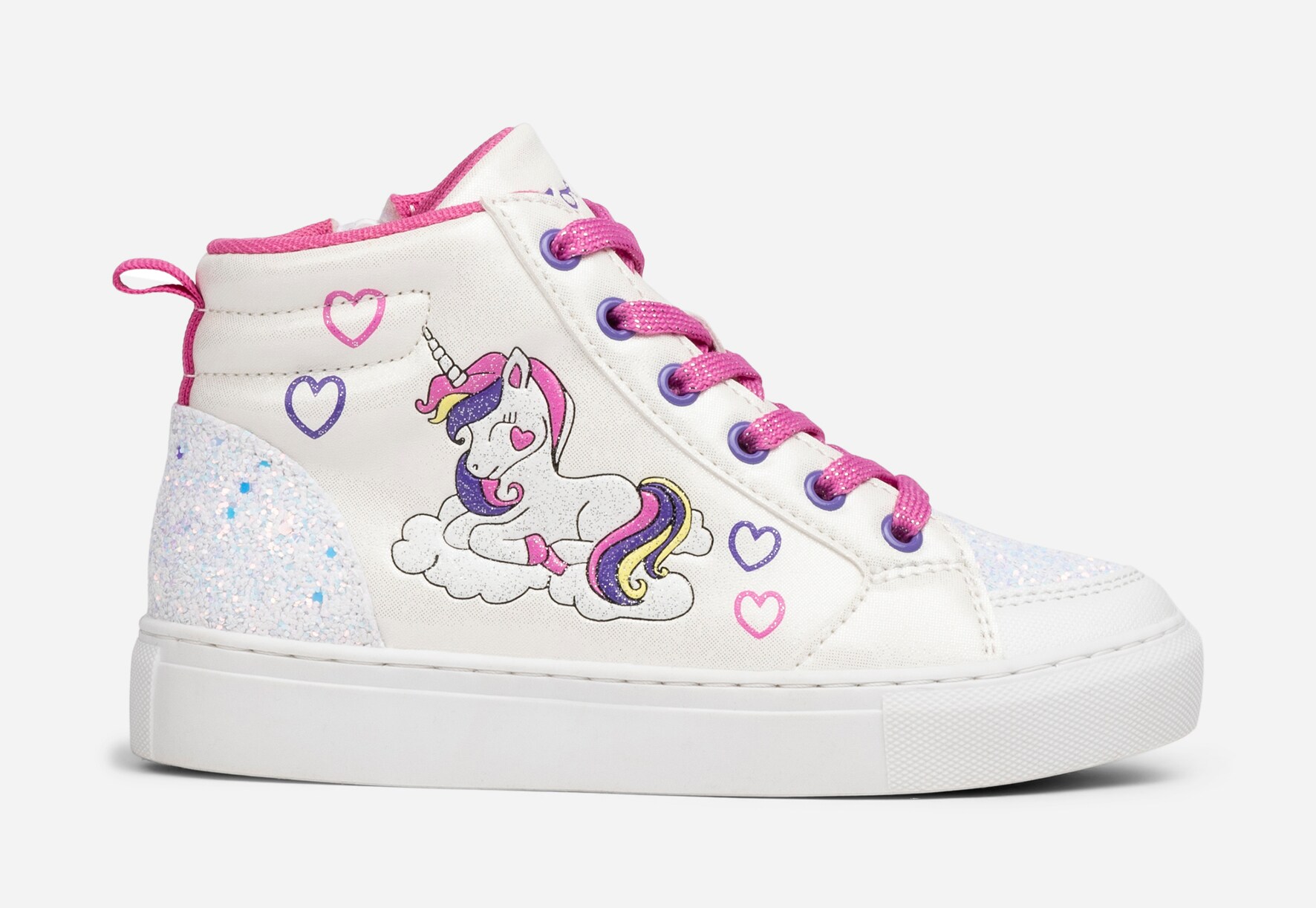 ZOEY, Höga sneakers Vita